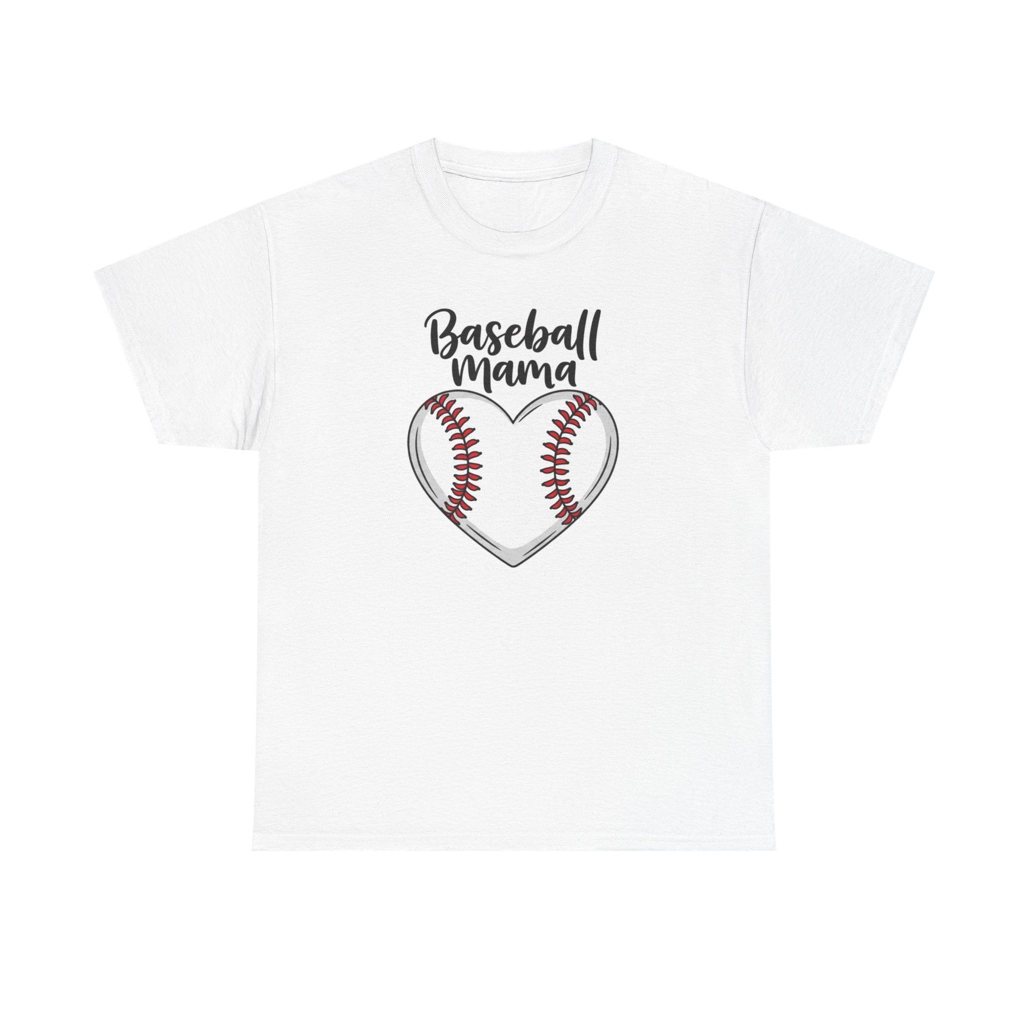 Baseball Mama heart baseball T-shirt | Mom team shirt, sports mom tee