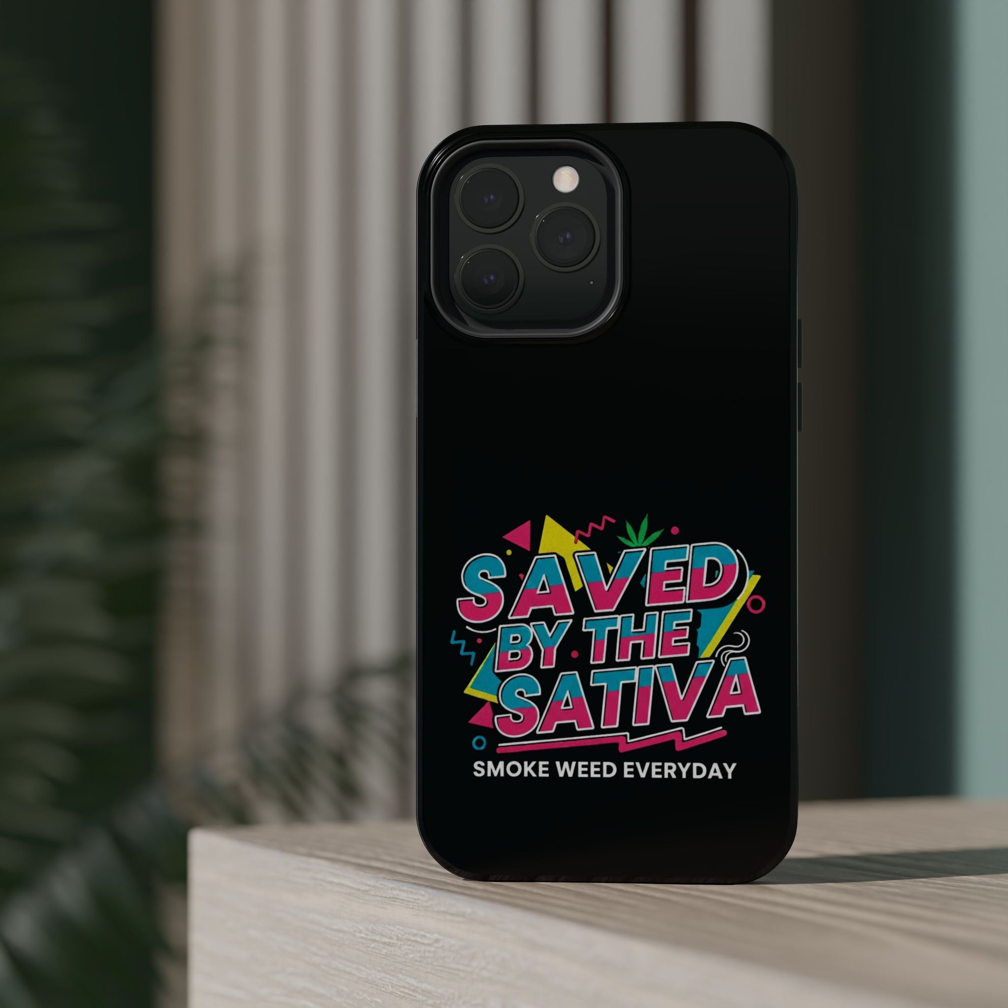 "Saved by the Sativa" Magnetic Impact-Resistant Case- Phone Case for iPhone & Android