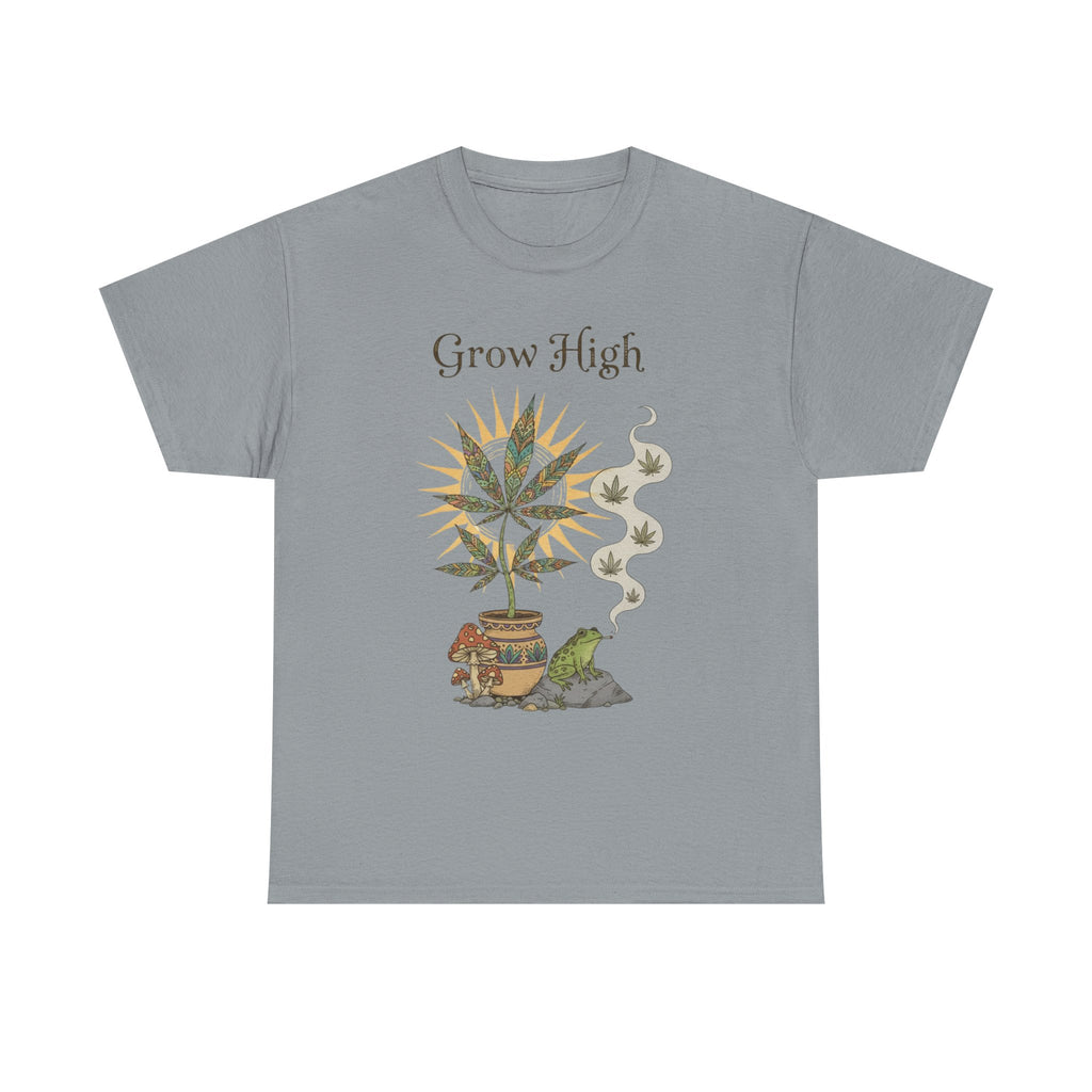 Grow High 420 Tee- Funny Garden Shirt