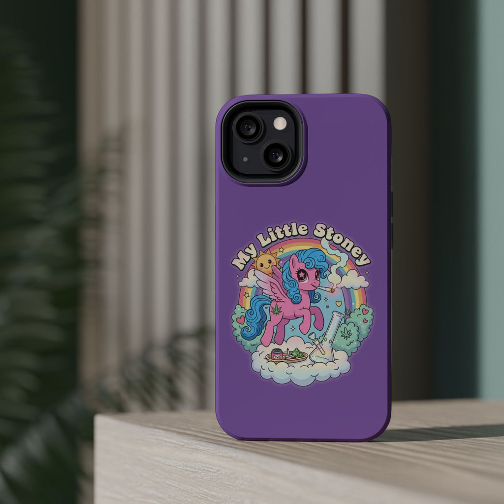 My Little Stoney Phone Case — Cute Rainbow Pony Magnetic Impact-Resistant Case for iPhone and Android