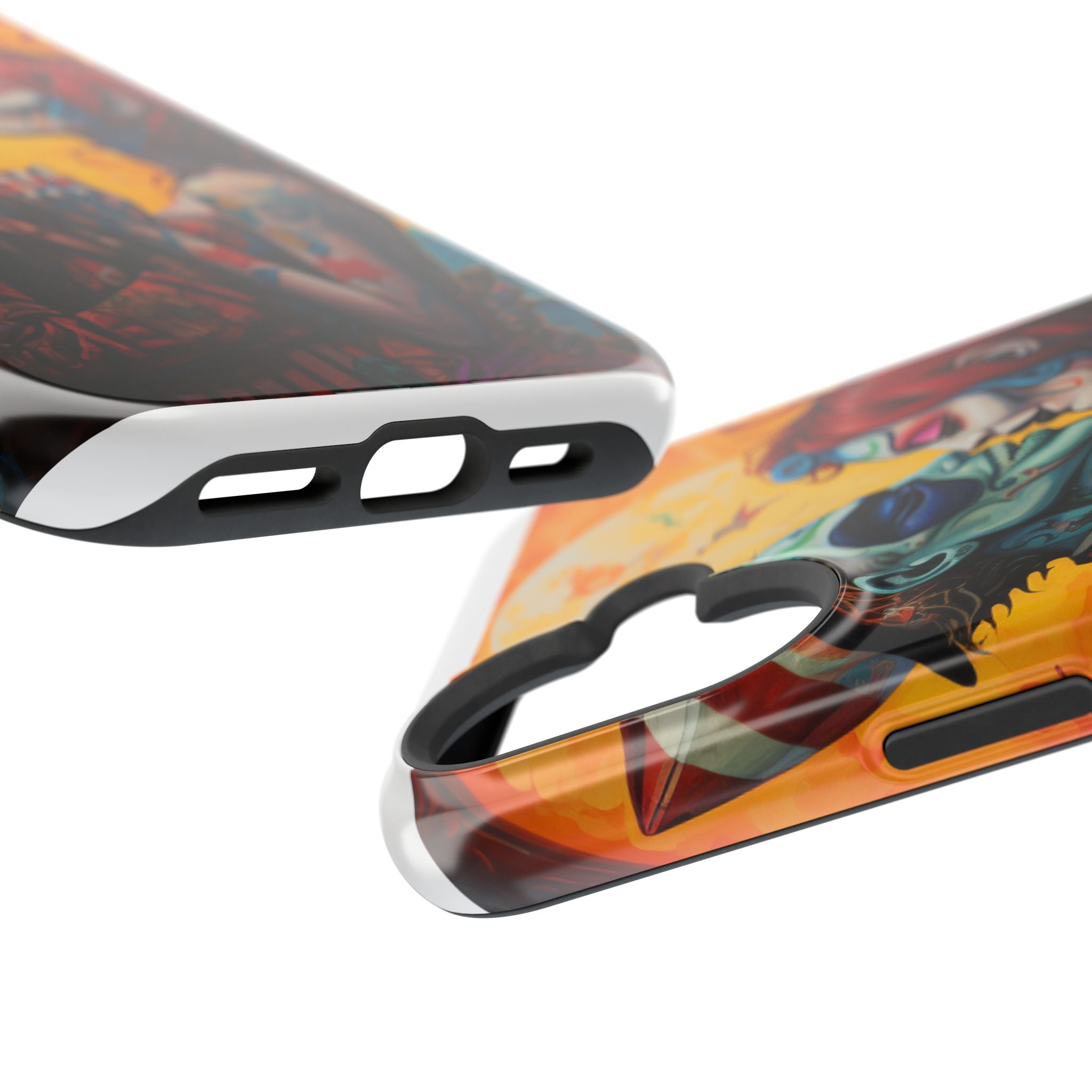Magnetic Phone Cases - Spooky Lovers Art, Halloween Gifts, Unique Phone Covers, Artistic Phone Accessories, Colorful iPhone Cases