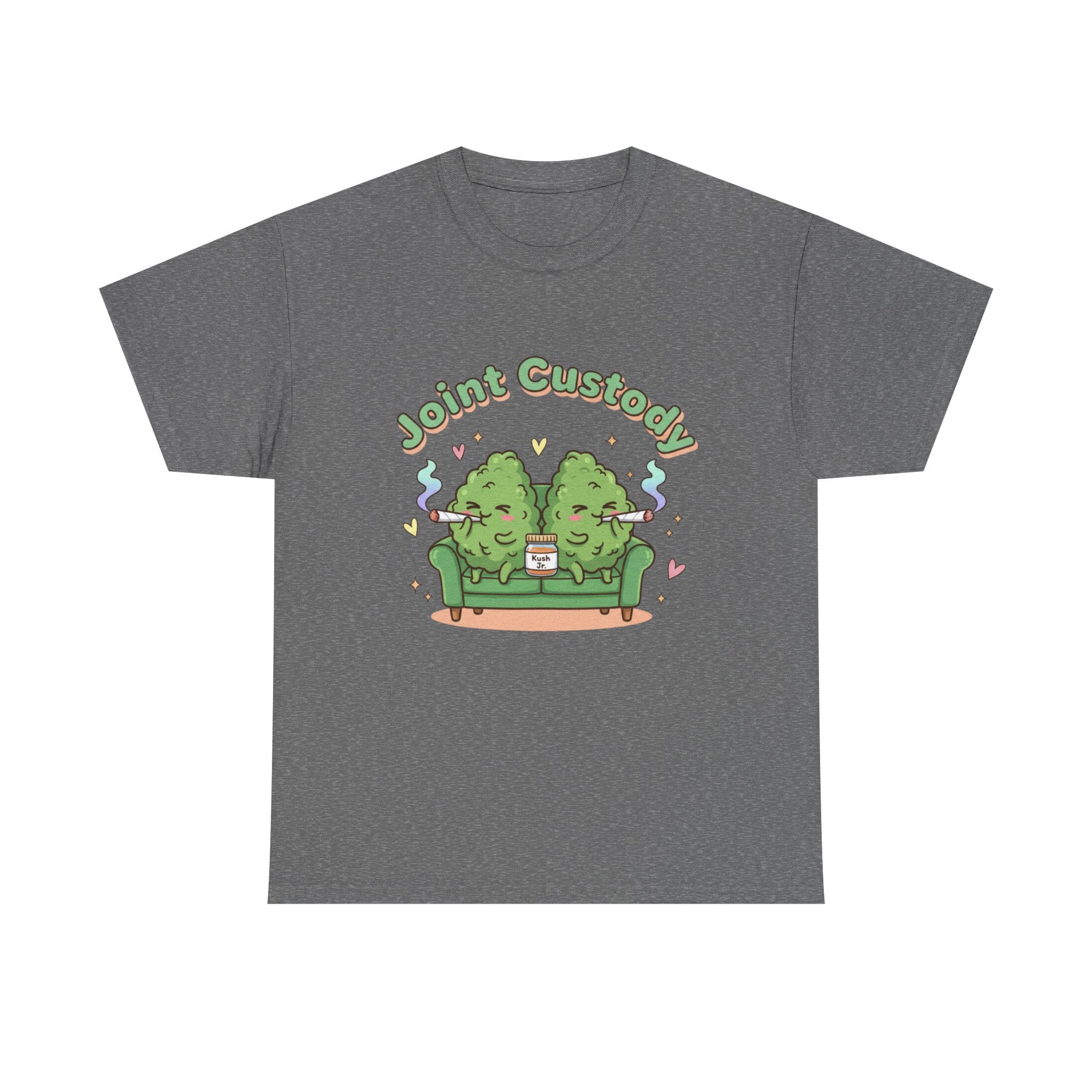 Joint Custody Unisex Heavy Cotton Tee | Funny Stoner Family Shirt