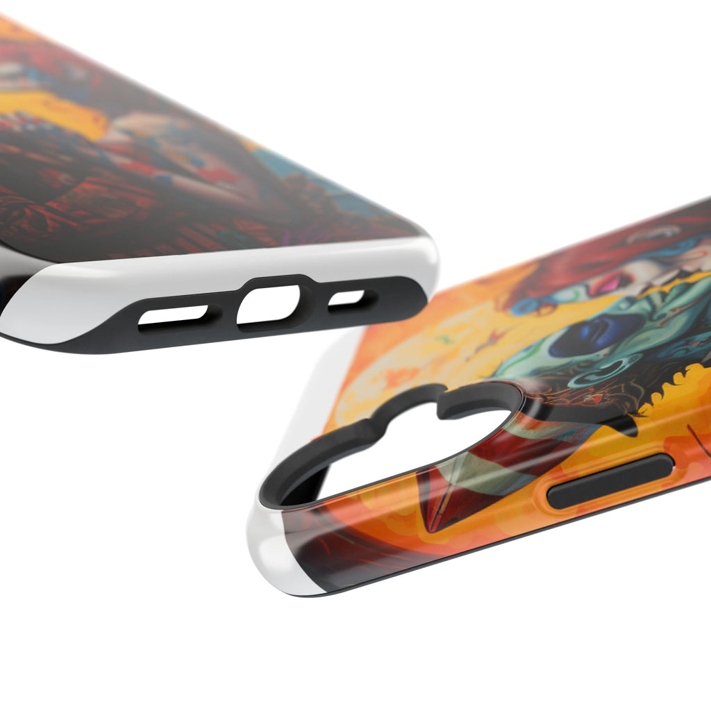 Magnetic Phone Cases - Spooky Lovers Art, Halloween Gifts, Unique Phone Covers, Artistic Phone Accessories, Colorful iPhone Cases