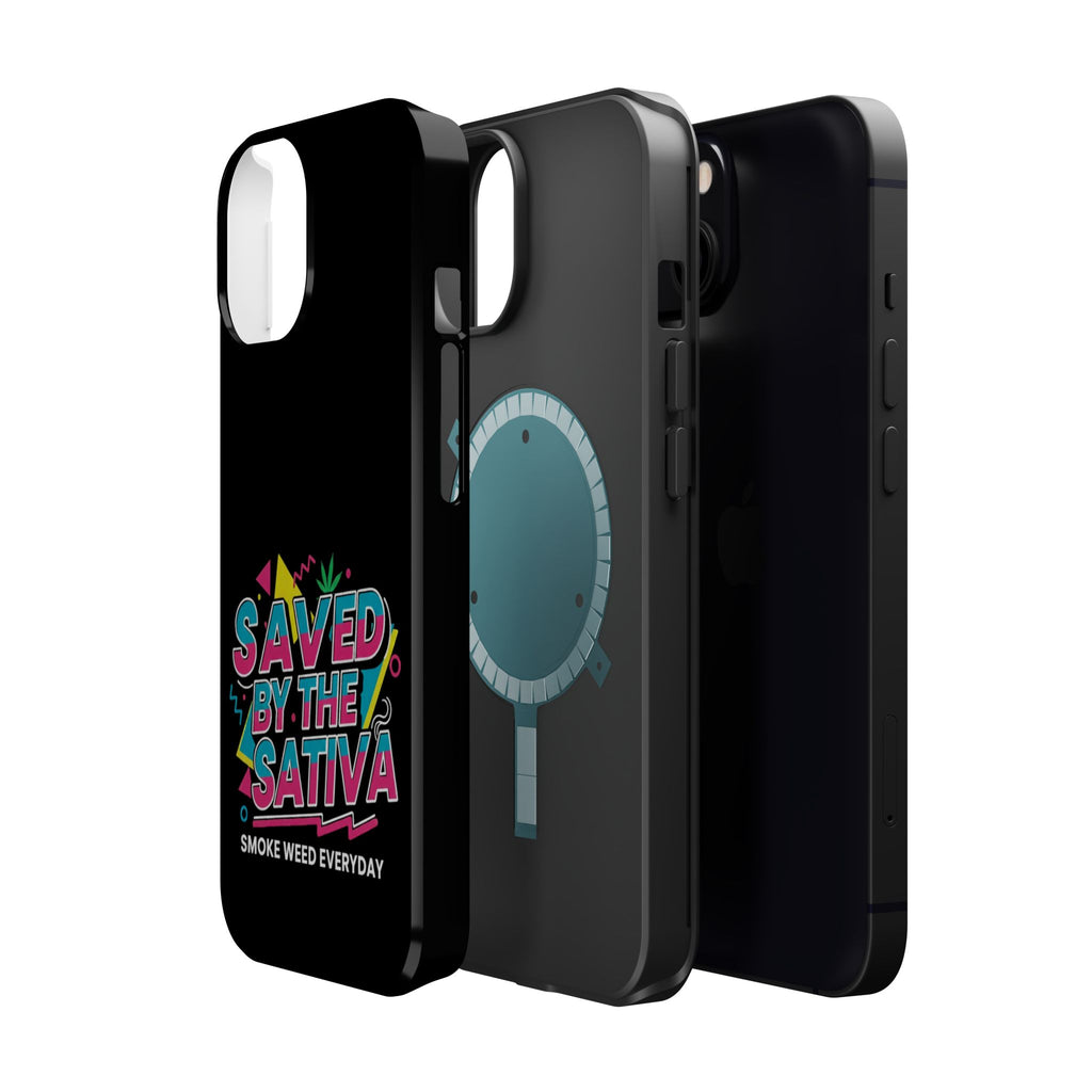 "Saved by the Sativa" Magnetic Impact-Resistant Case- Phone Case for iPhone & Android