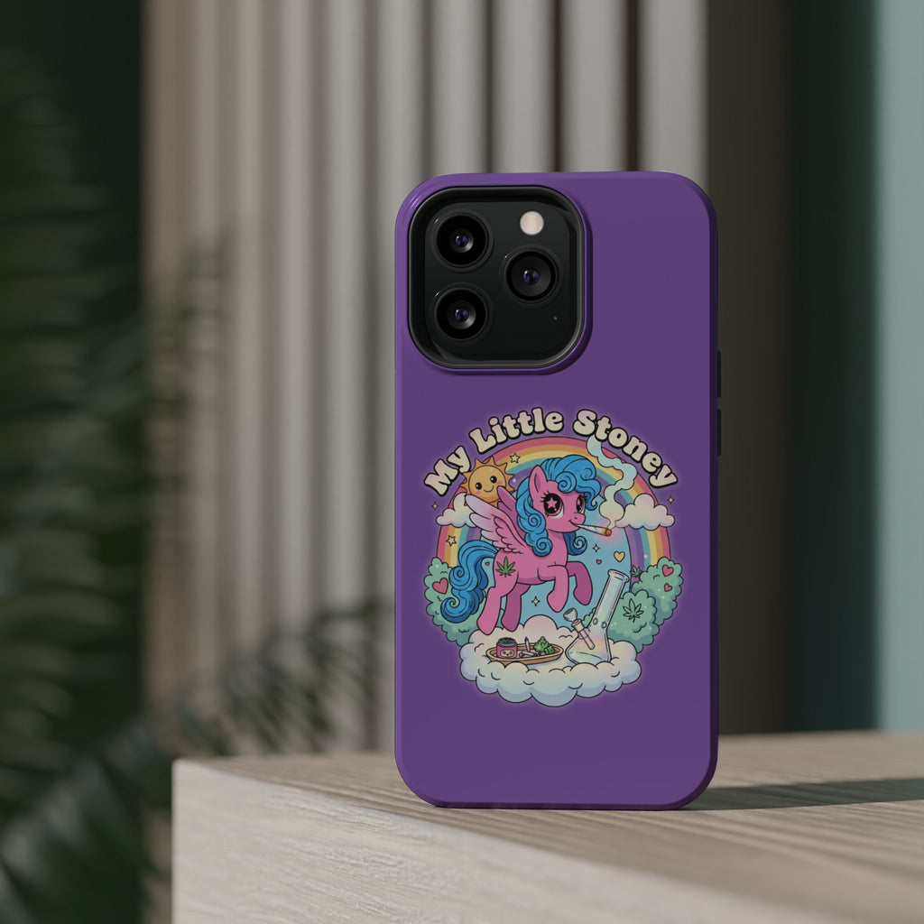 My Little Stoney Phone Case — Cute Rainbow Pony Magnetic Impact-Resistant Case for iPhone and Android