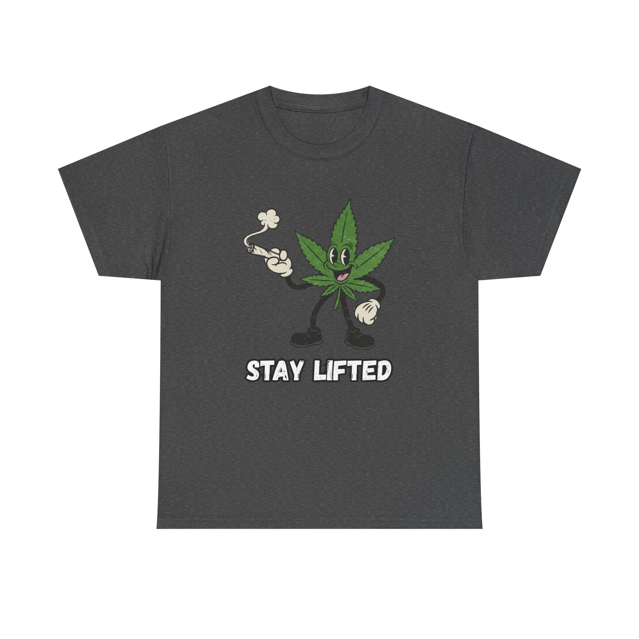 Stay Lifted Herb Leaf Tee | Funny 420 Graphic Shirt