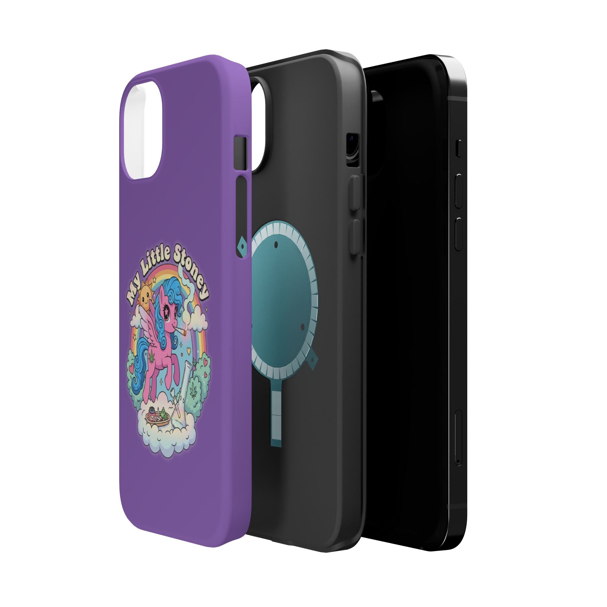 My Little Stoney Phone Case — Cute Rainbow Pony Magnetic Impact-Resistant Case for iPhone and Android
