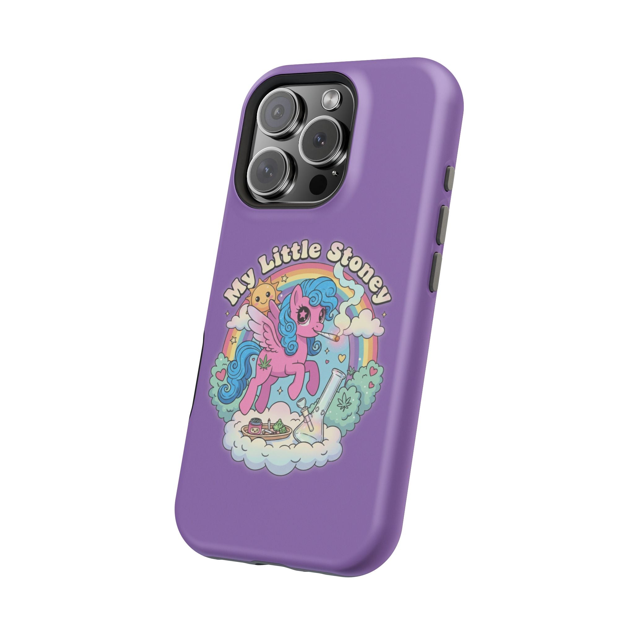 My Little Stoney Phone Case — Cute Rainbow Pony Magnetic Impact-Resistant Case for iPhone and Android