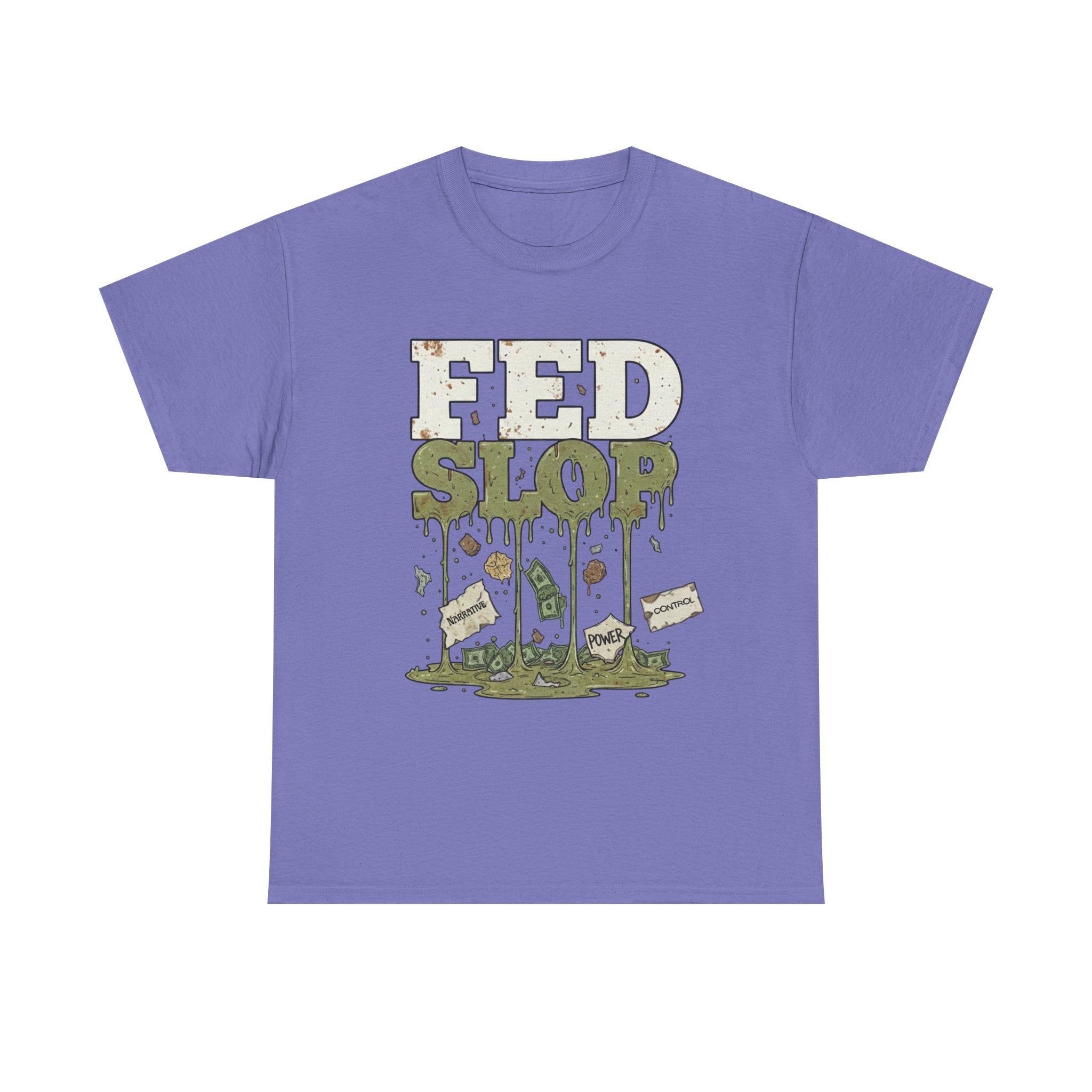 Fed Slop Military MRE Mess Hall Vintage Grunge T-Shirt | Conspiracy Critical Thinking
