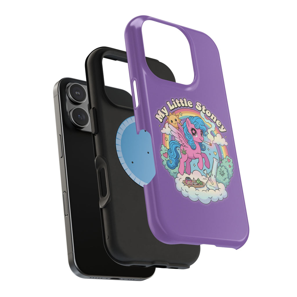 My Little Stoney Phone Case — Cute Rainbow Pony Magnetic Impact-Resistant Case for iPhone and Android