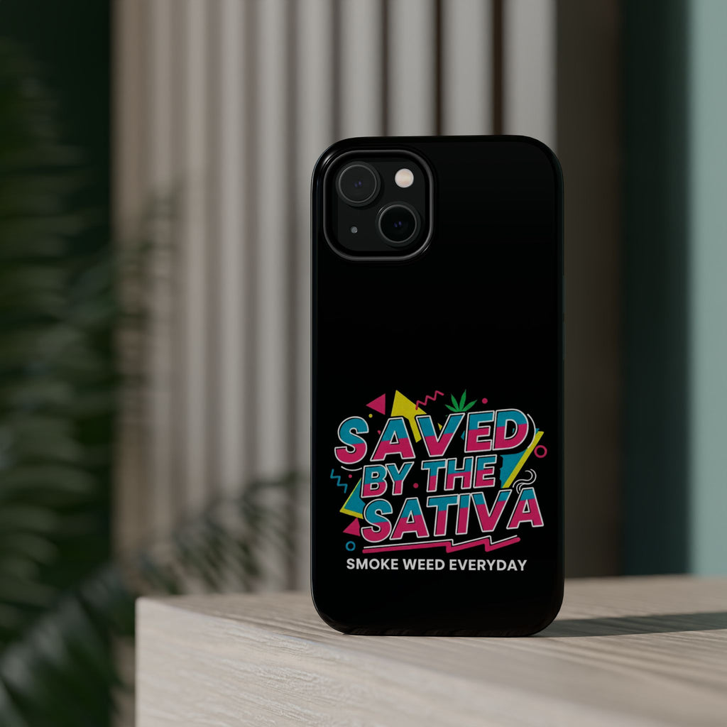 "Saved by the Sativa" Magnetic Impact-Resistant Case- Phone Case for iPhone & Android