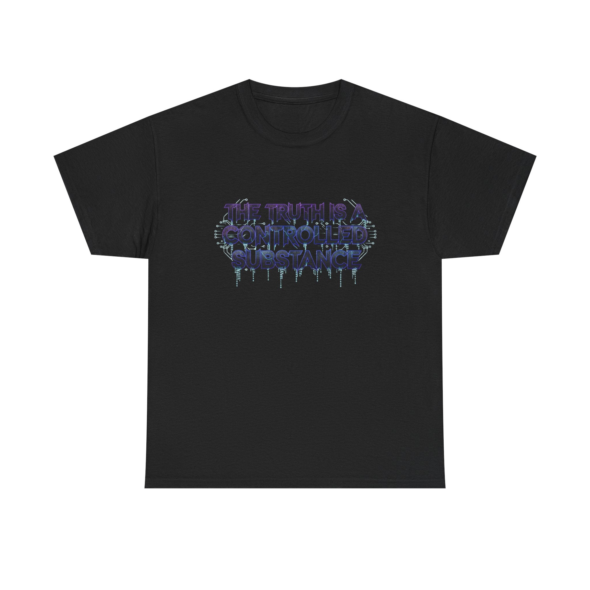 The Truth Is A Controlled Substance T Shirt Matrix Style Truth Seeker Conspiracy Tee