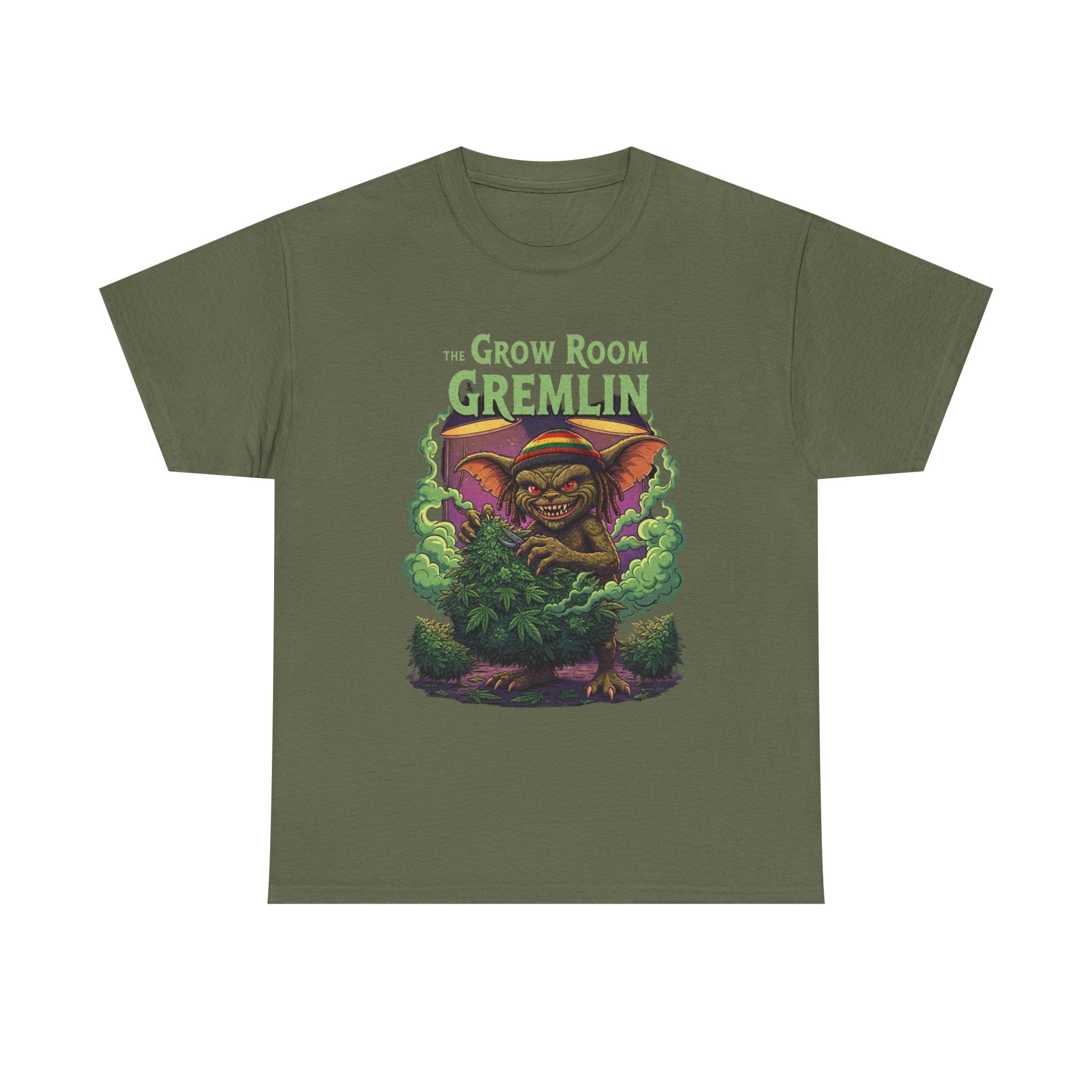 Plant Monster Illustration Grow Room T-Shirt | Stoner Cartoon Nostalgic Tee