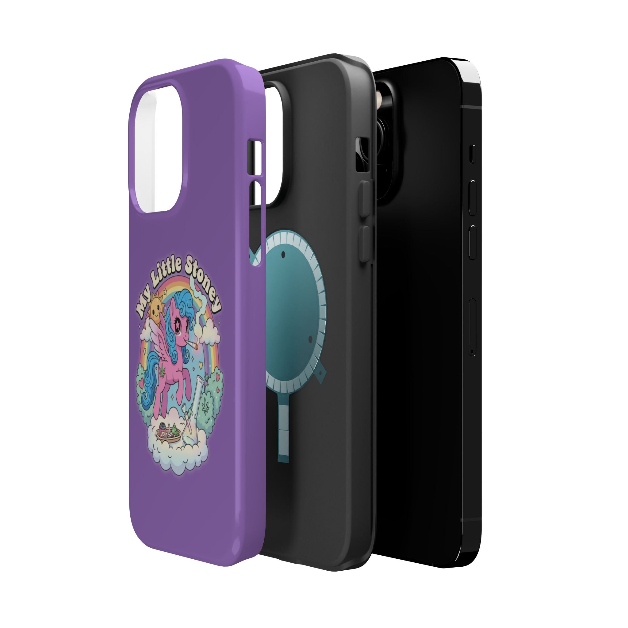 My Little Stoney Phone Case — Cute Rainbow Pony Magnetic Impact-Resistant Case for iPhone and Android
