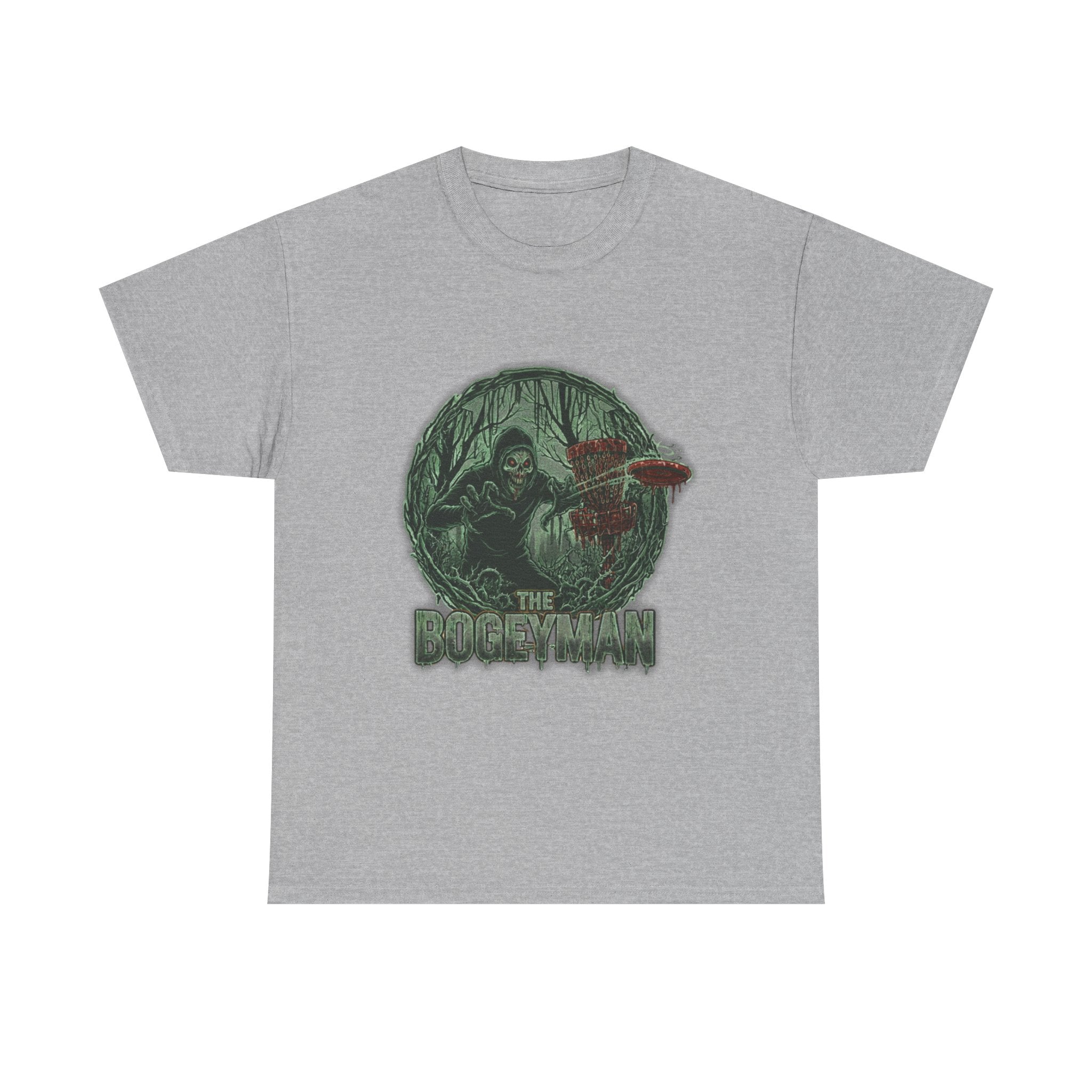Mystical Bogeyman Disc Golf Tee | Unique Graphic T-Shirt, Halloween Costume, Horror Fans Gift, Unisex Fashion, Spooky Vibe, Casual Wear