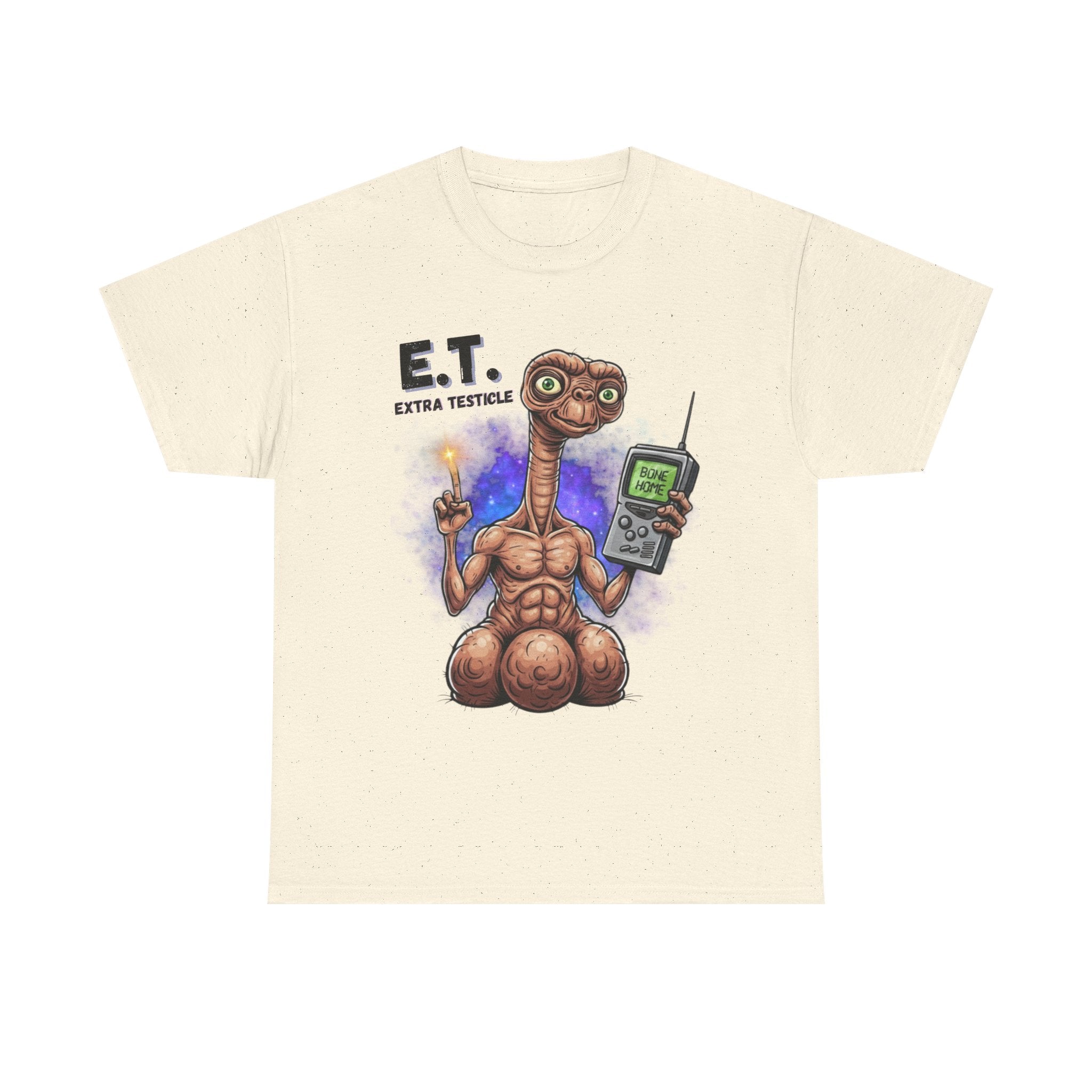 Retro Nostalgic Alien Illustration Tee | Sci-Fi Space Shirt