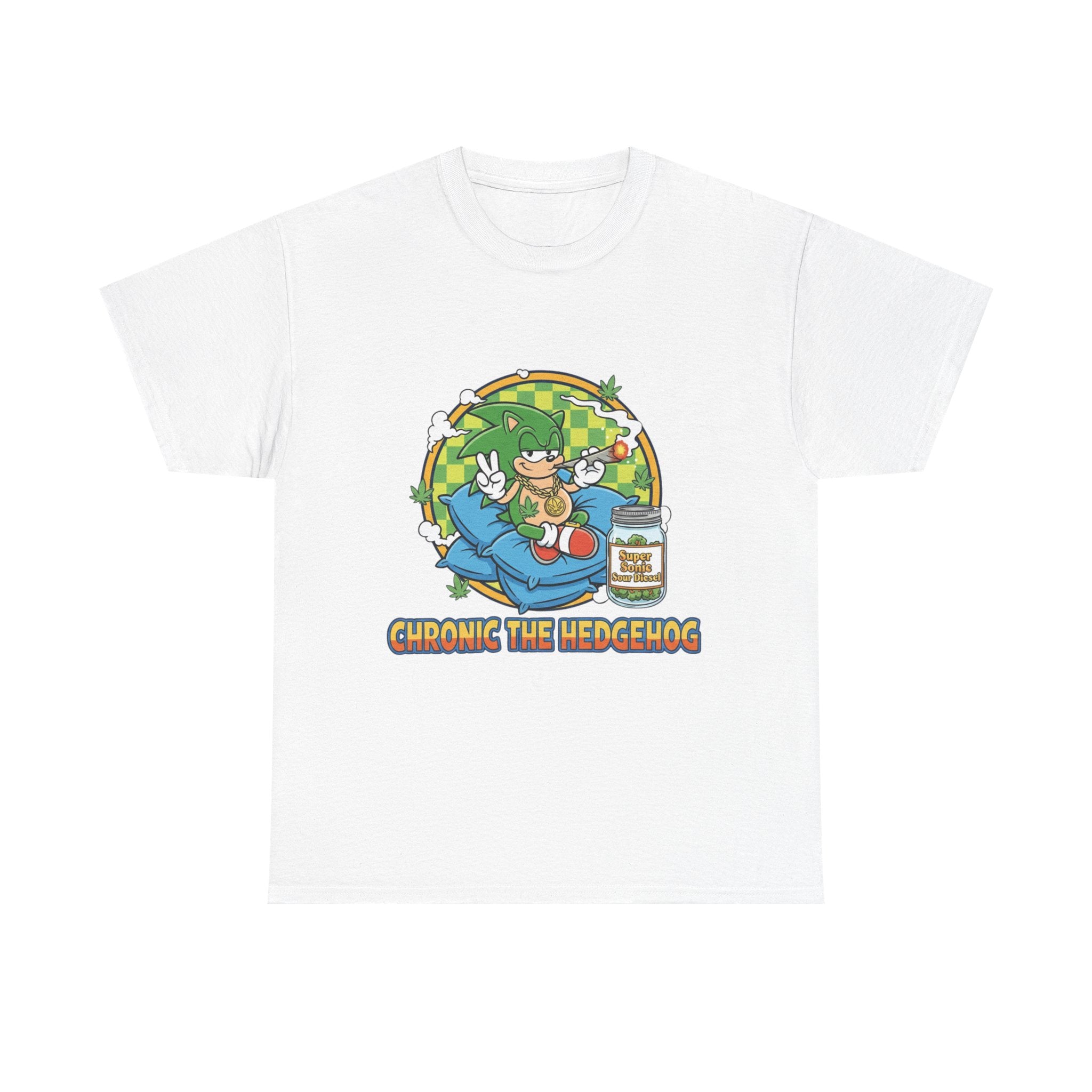 Chronic the Hedgehog Retro Game Parody T-Shirt