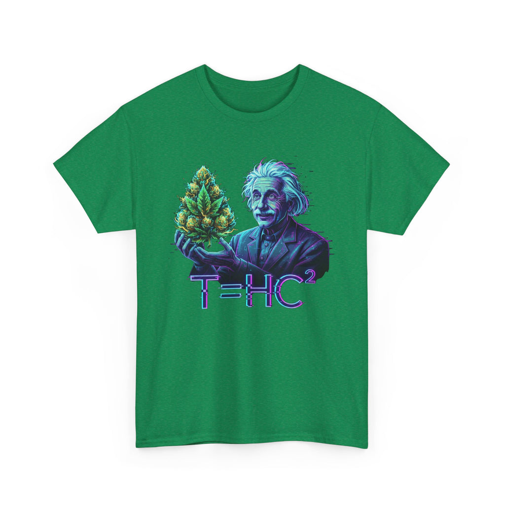 Einstein Holding Nugget T-Shirt | Funny Science Stoner Tee