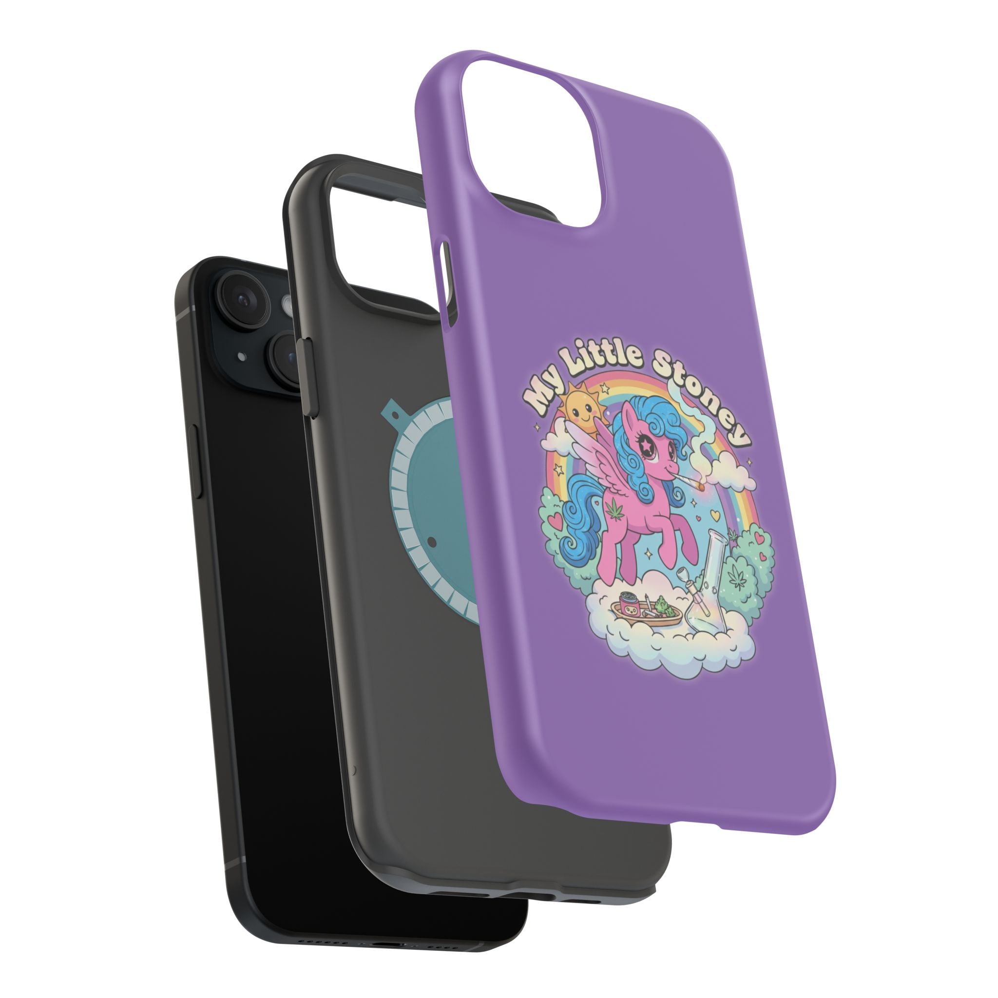 My Little Stoney Phone Case — Cute Rainbow Pony Magnetic Impact-Resistant Case for iPhone and Android