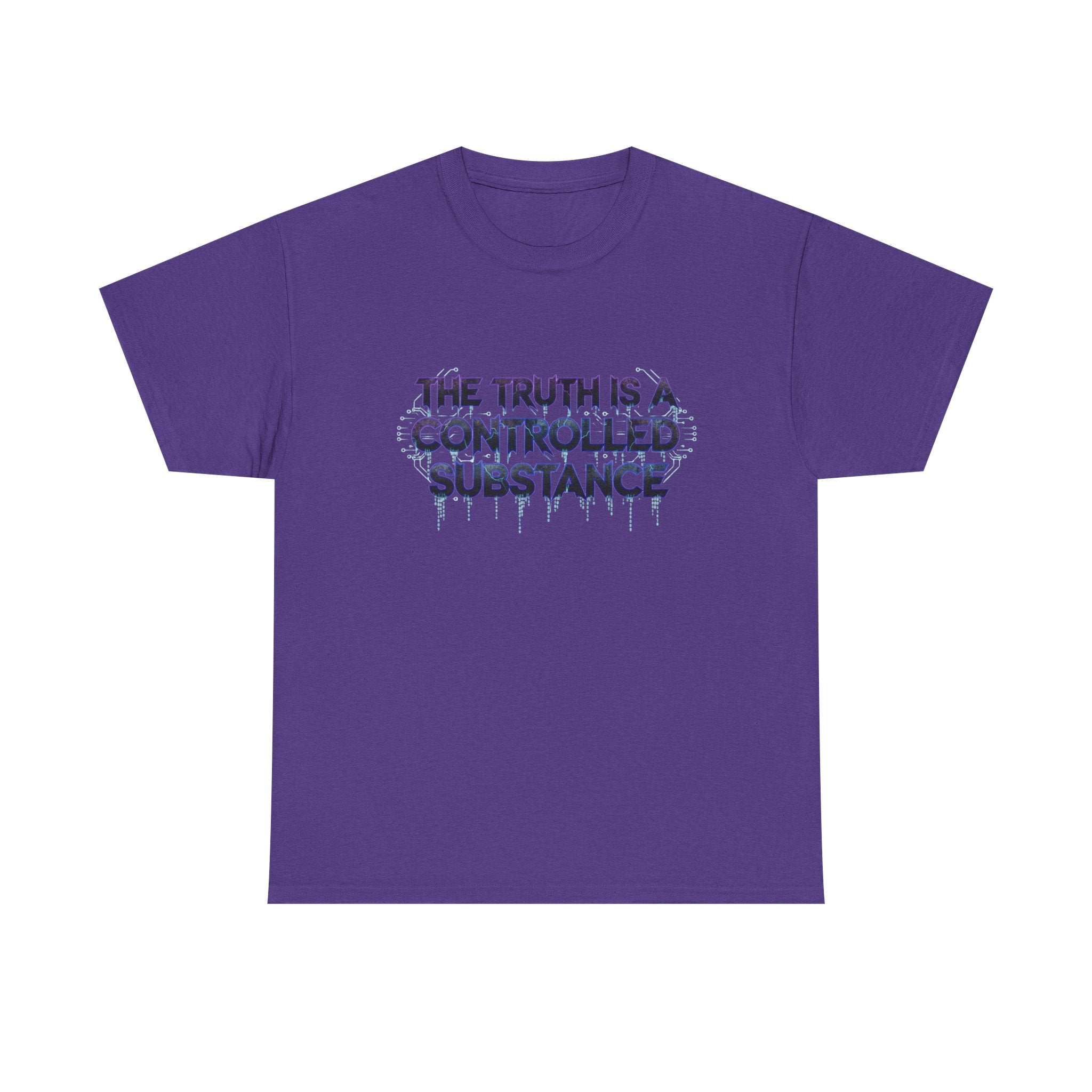 The Truth Is A Controlled Substance T Shirt Matrix Style Truth Seeker Conspiracy Tee