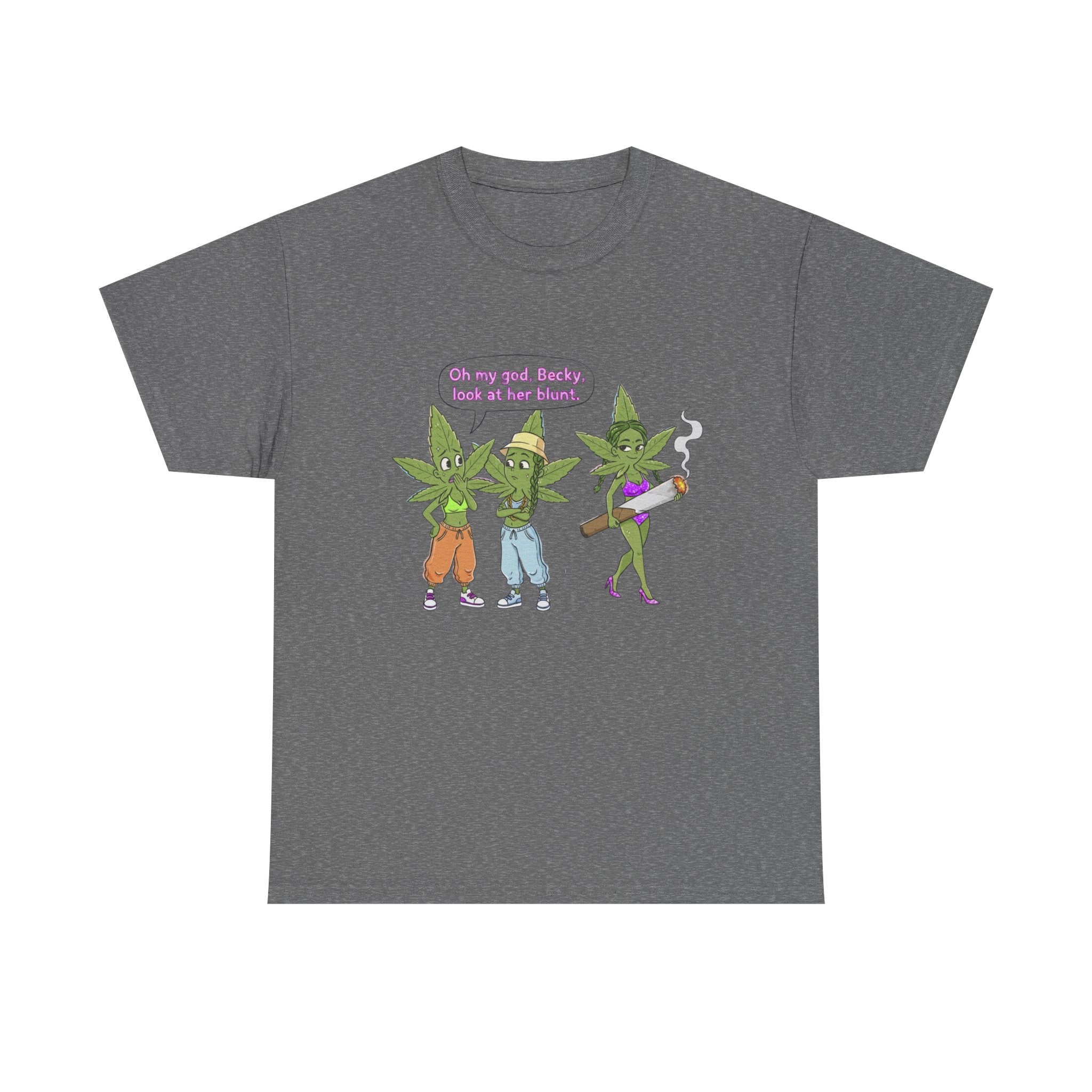 Look at her Blunt- Parody Weed Stoner Hip Hop Tee, Funny 90s Shirt