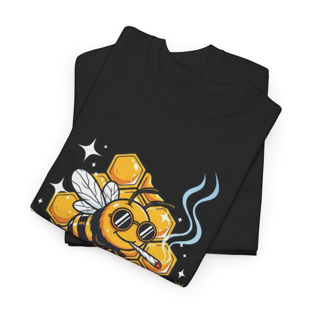 Bee Elevated Graphic Tee | Honeycomb Drip Stoner Shirt