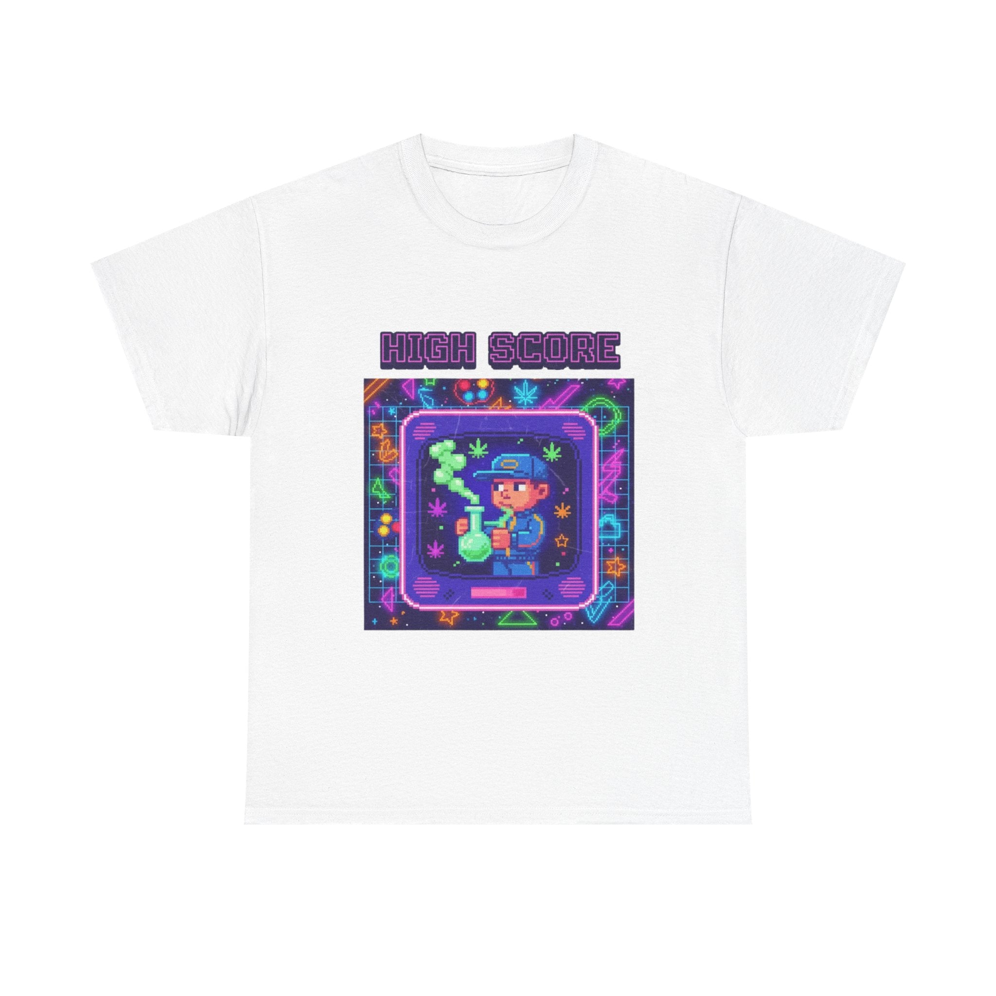 Retro Gamer Unisex Tee, High Score Tee, Video Game Shirt, Gamer Gift, Nostalgic Apparel, Fun Casual Wear