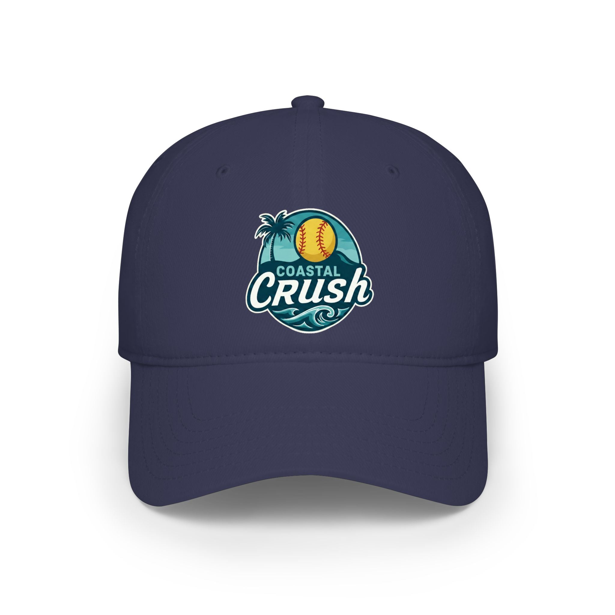 Coastal Crush Logo Baseball Cap | Beach Palm Wave Surf Hat