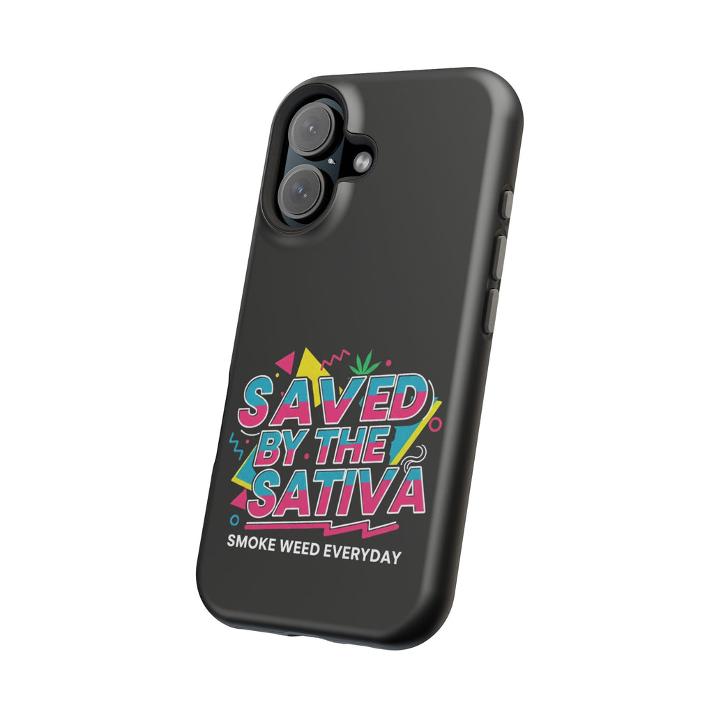 "Saved by the Sativa" Magnetic Impact-Resistant Case- Phone Case for iPhone & Android