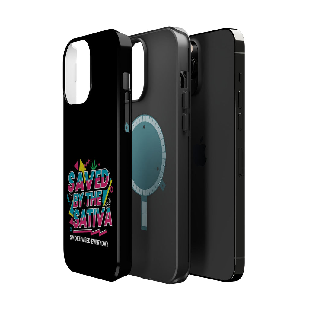 "Saved by the Sativa" Magnetic Impact-Resistant Case- Phone Case for iPhone & Android