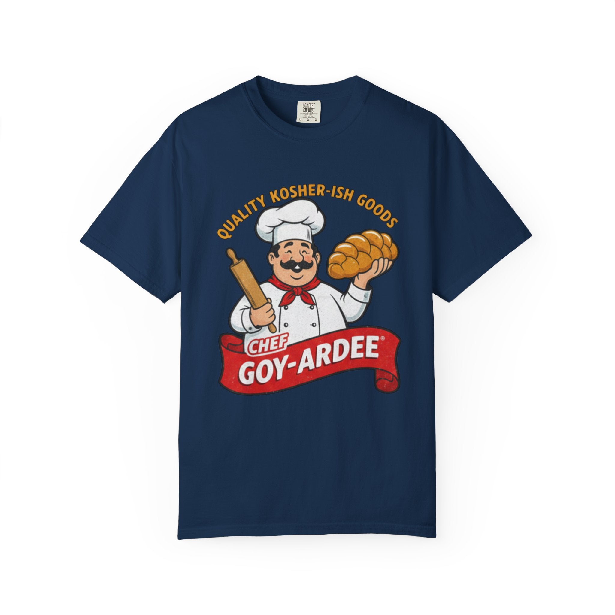 Chef Goy-Ardee graphic T-Shirt | Vintage Cartoon Baker Logo