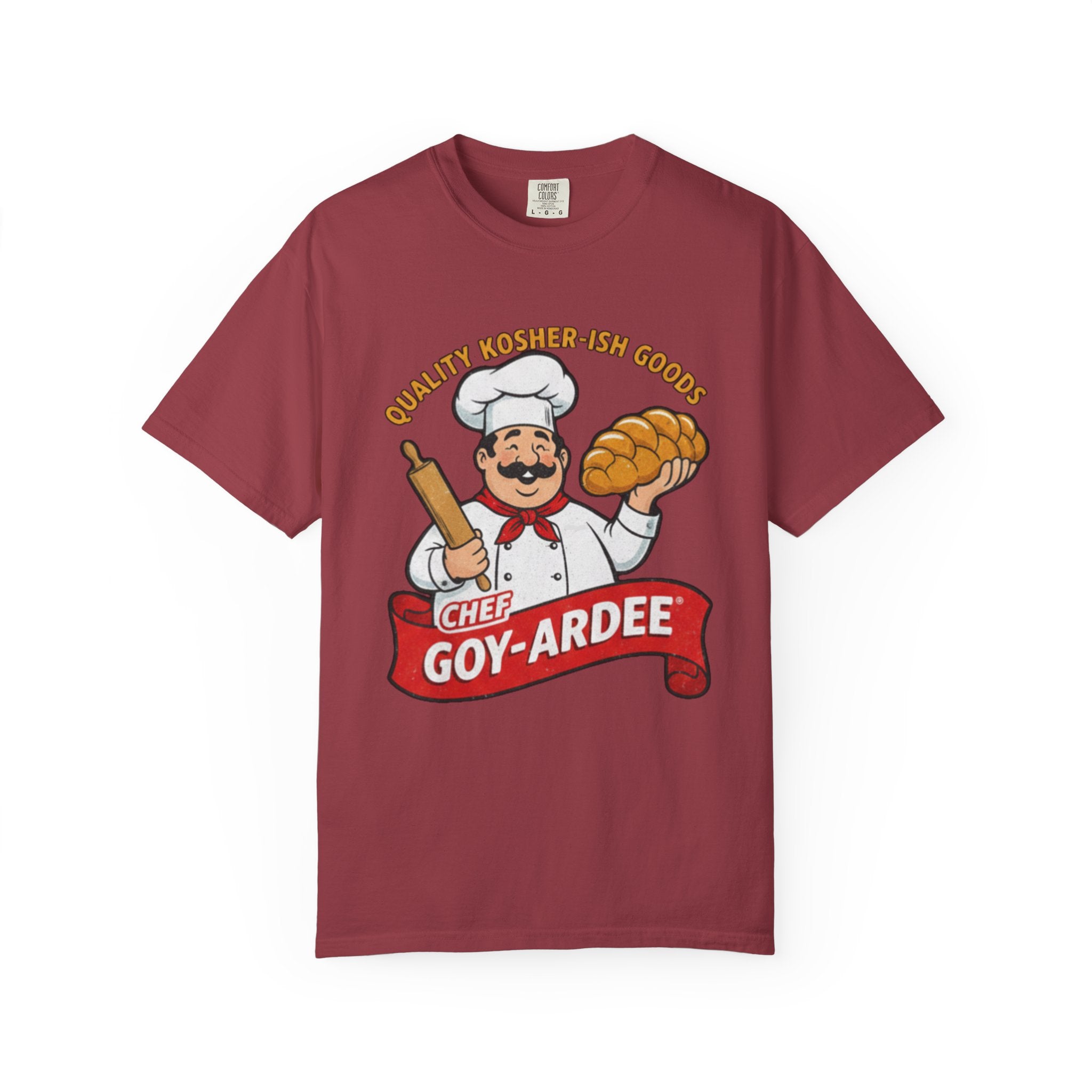 Chef Goy-Ardee graphic T-Shirt | Vintage Cartoon Baker Logo