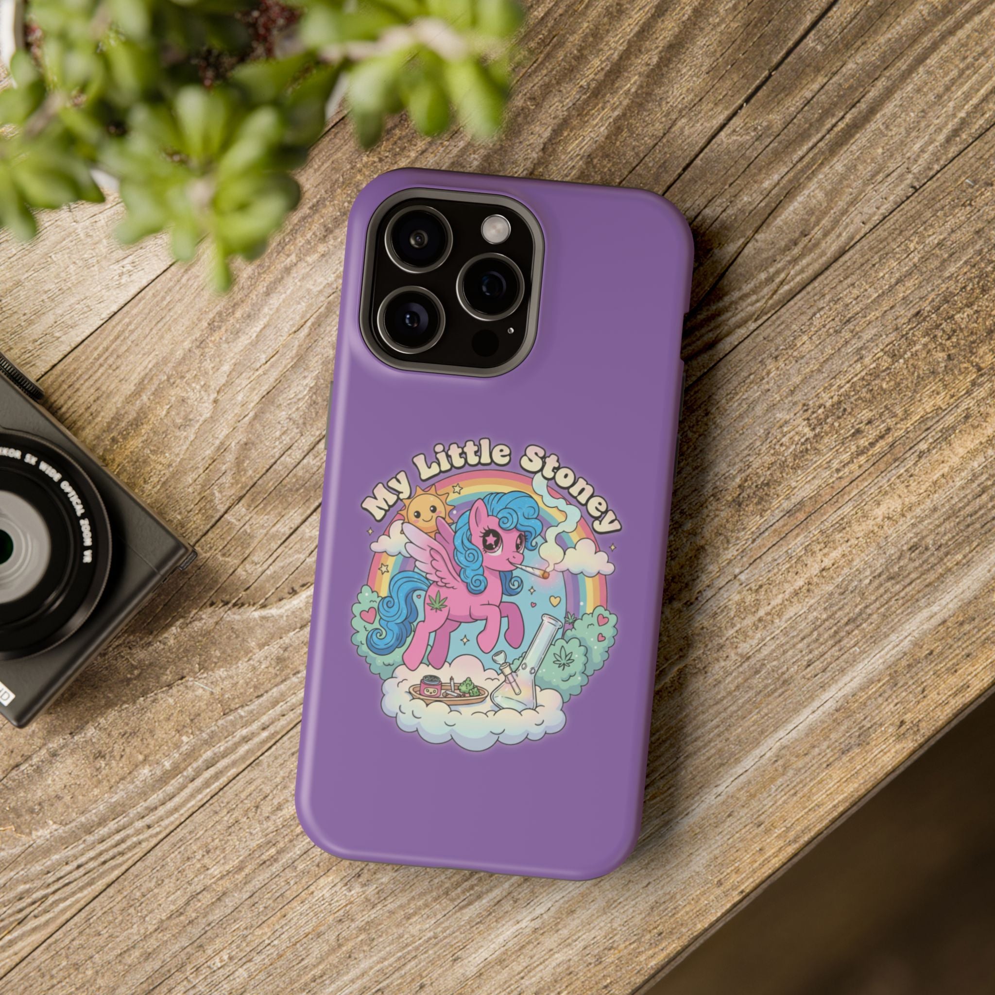 My Little Stoney Phone Case — Cute Rainbow Pony Magnetic Impact-Resistant Case for iPhone and Android