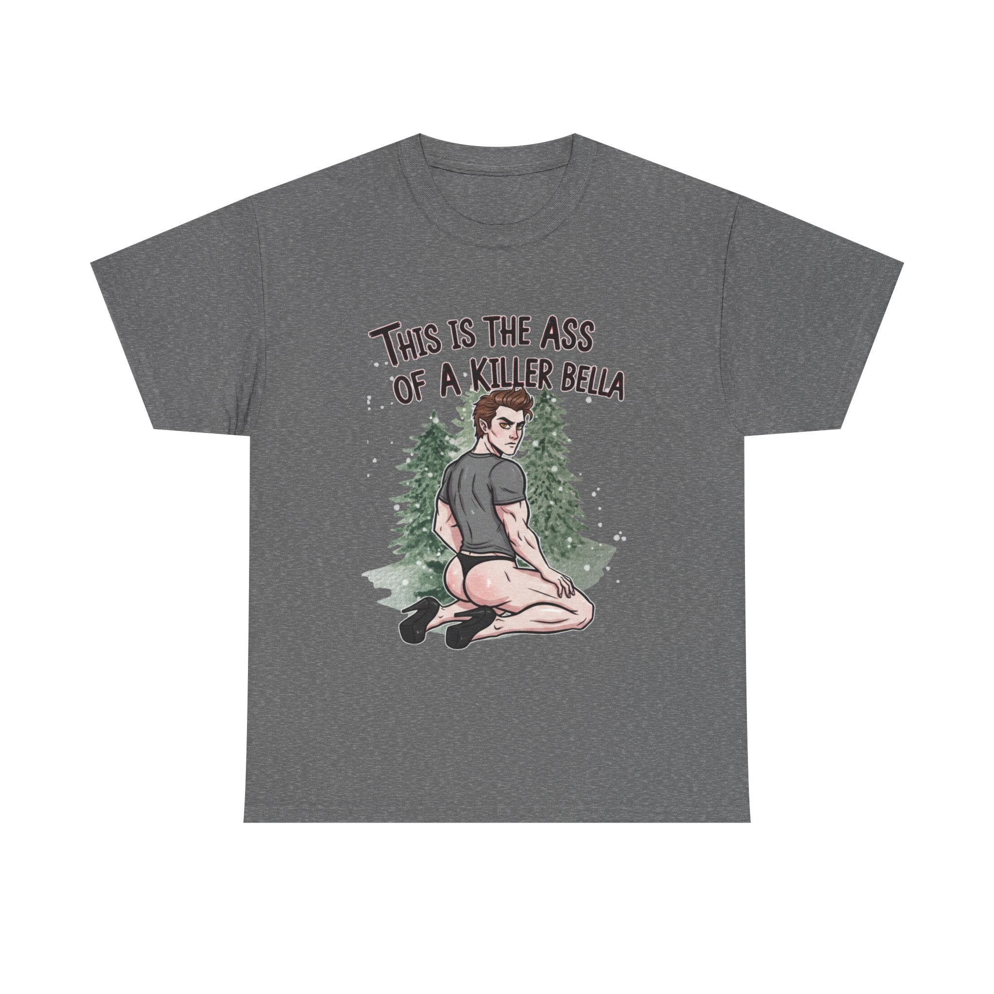 Funny Vampire Movie Parody Ass Graphic Tee | Retro Horror Nostalgia