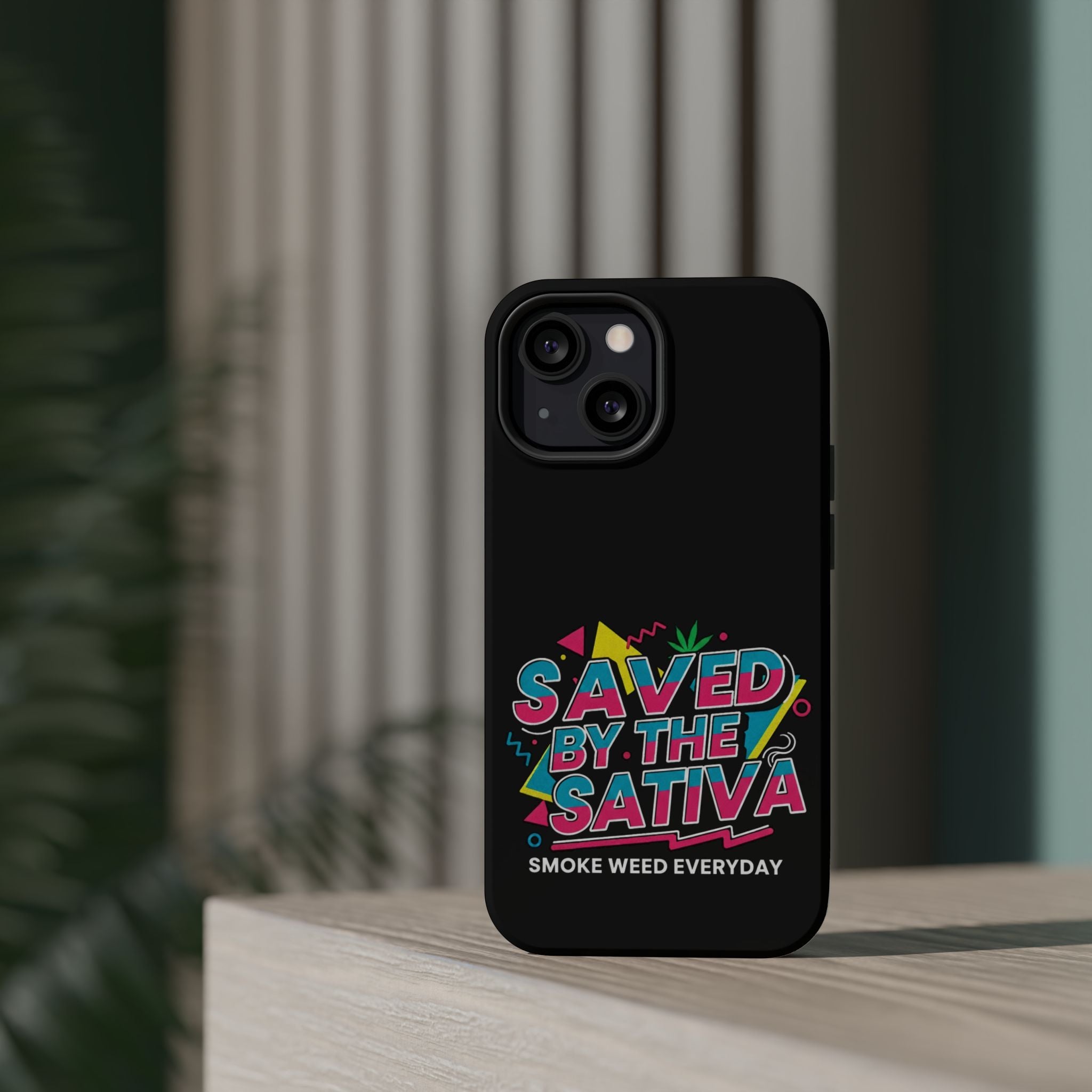"Saved by the Sativa" Magnetic Impact-Resistant Case- Phone Case for iPhone & Android