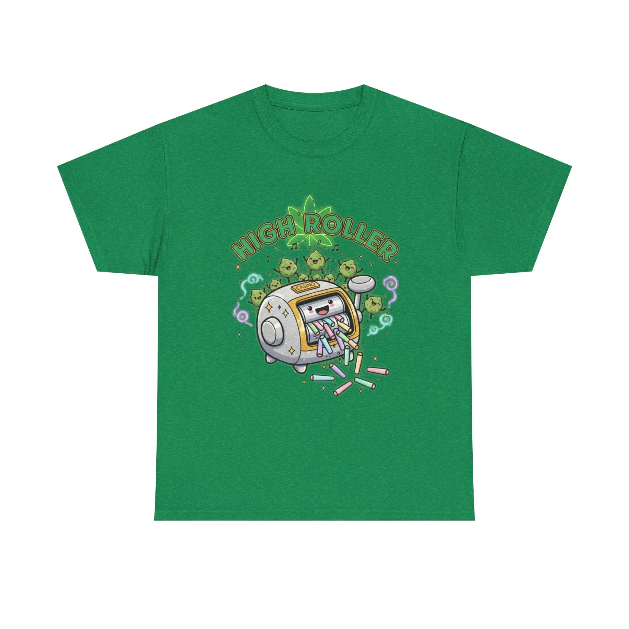 High Roller Stoner Casino Tee | Funny Gambling Humor Shirt