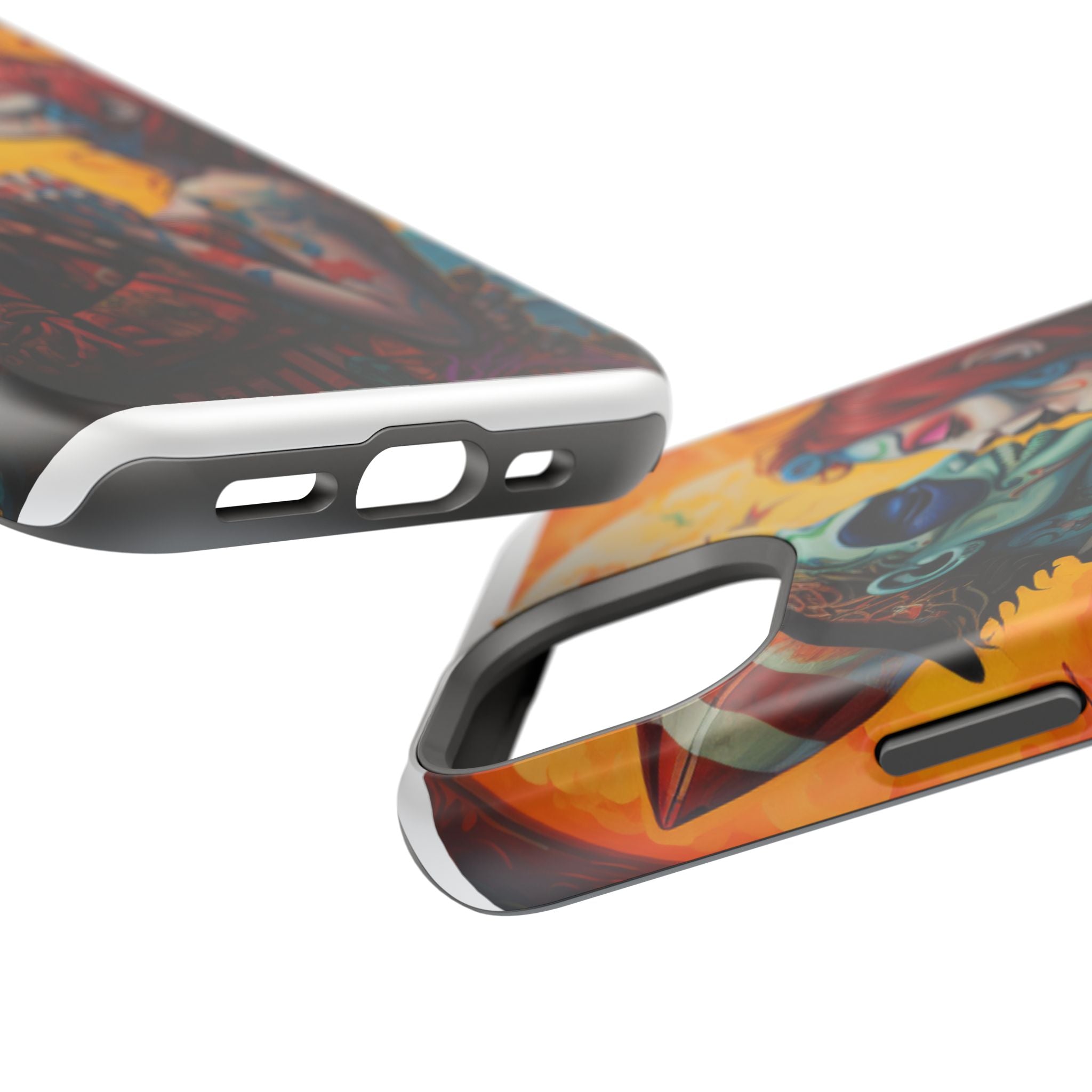 Magnetic Phone Cases - Spooky Lovers Art, Halloween Gifts, Unique Phone Covers, Artistic Phone Accessories, Colorful iPhone Cases
