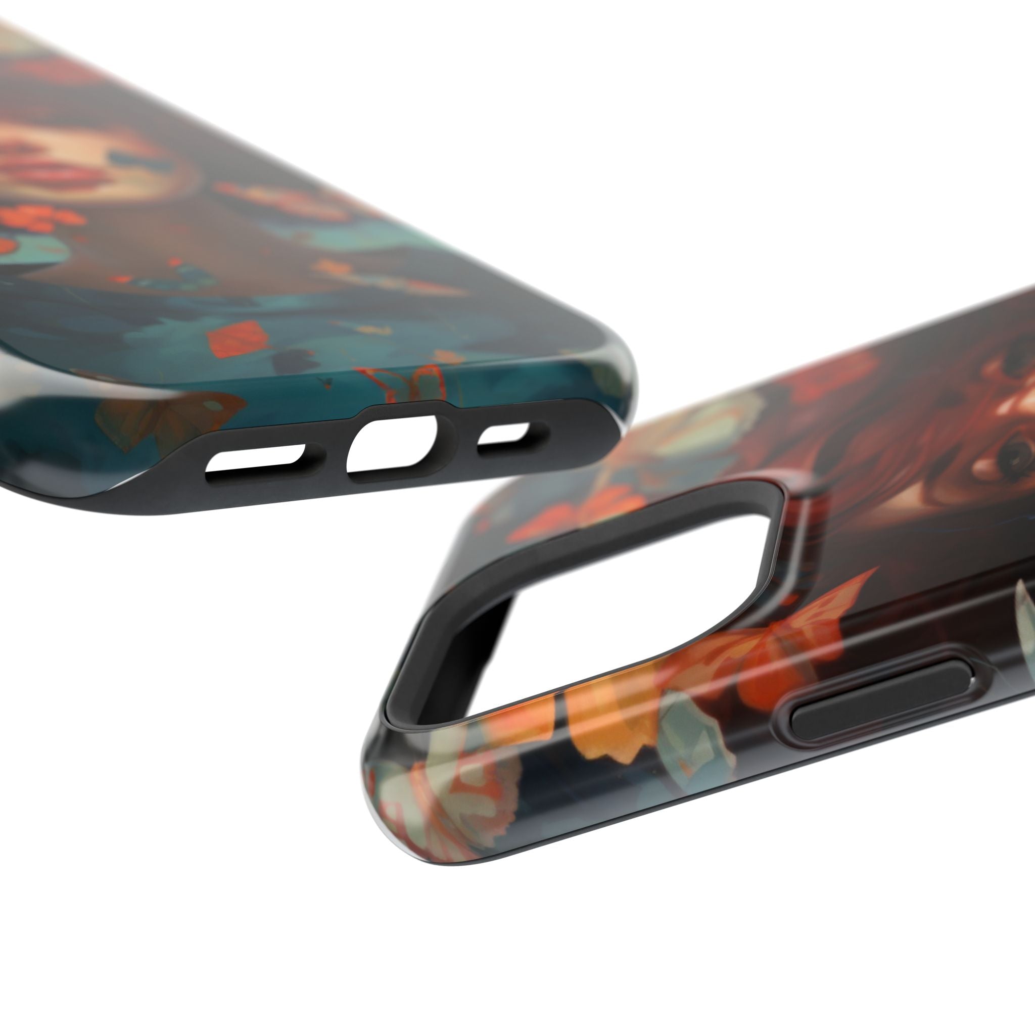 Artistic Butterfly Portrait Phone Case for iPhone & Android — Magnetic Impact-Resistant