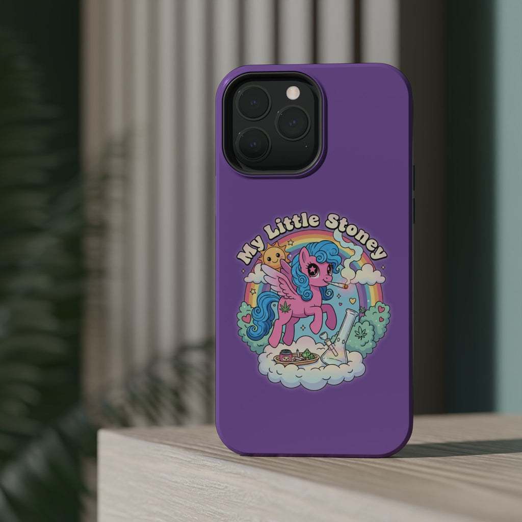 My Little Stoney Phone Case — Cute Rainbow Pony Magnetic Impact-Resistant Case for iPhone and Android