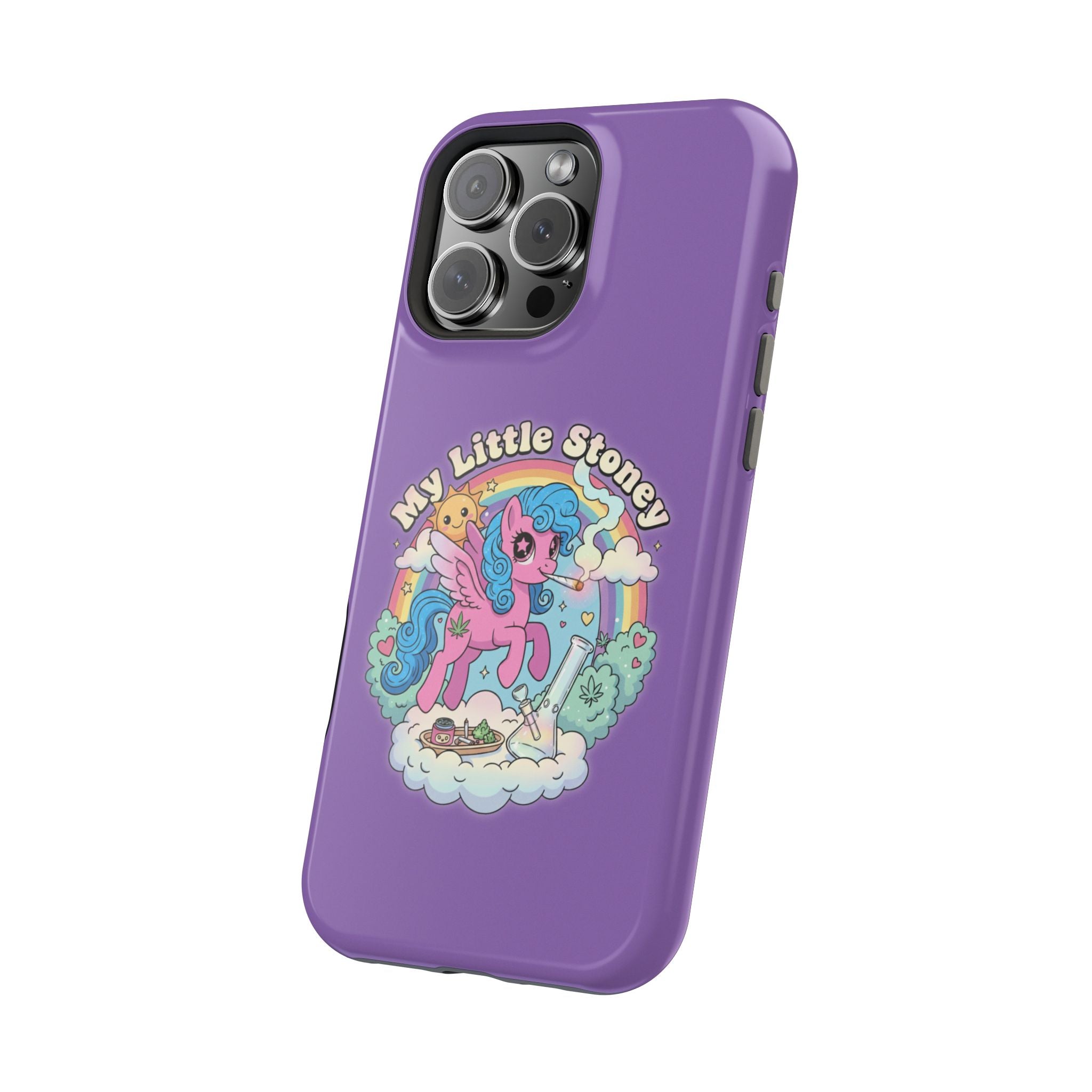 My Little Stoney Phone Case — Cute Rainbow Pony Magnetic Impact-Resistant Case for iPhone and Android