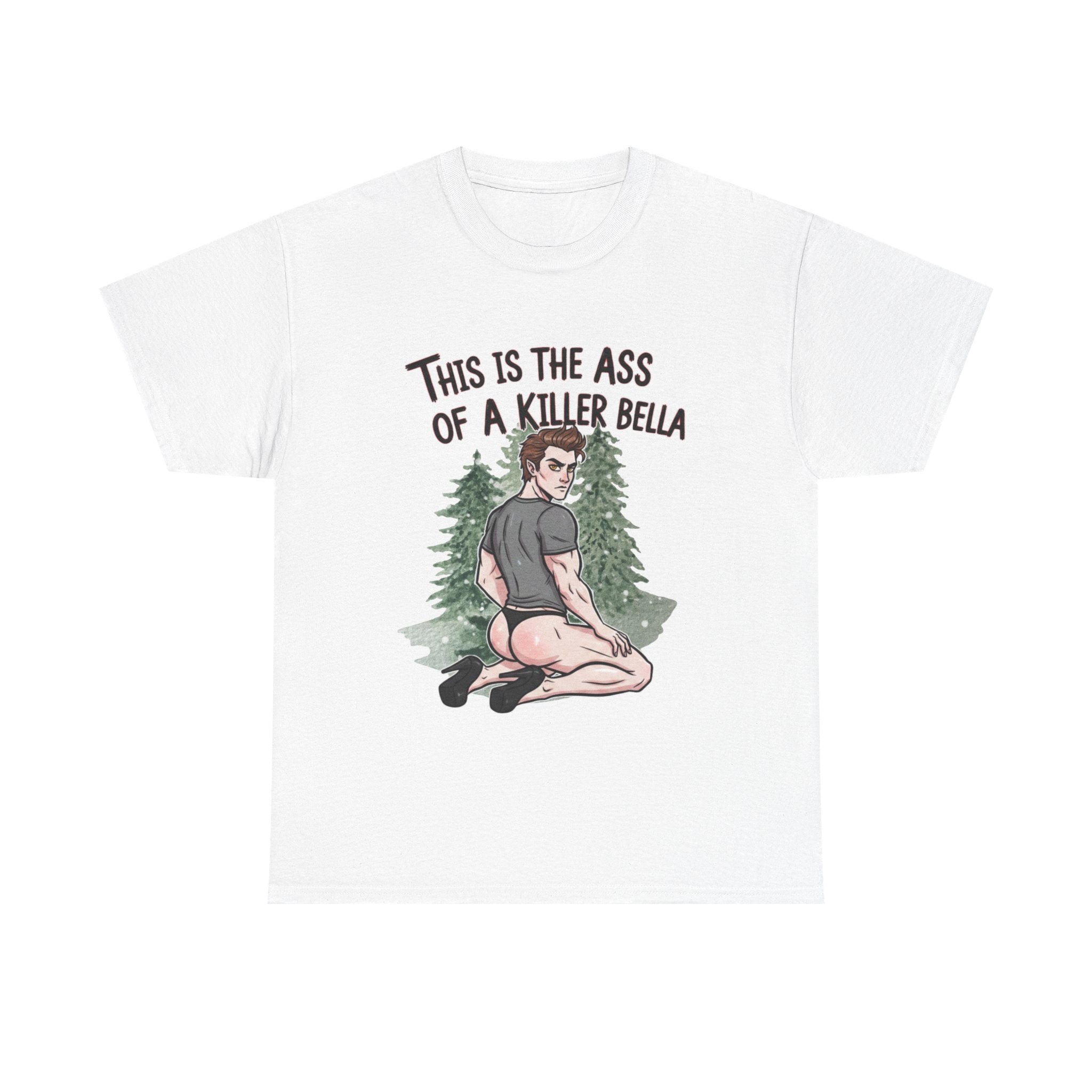 Funny Vampire Movie Parody Ass Graphic Tee | Retro Horror Nostalgia