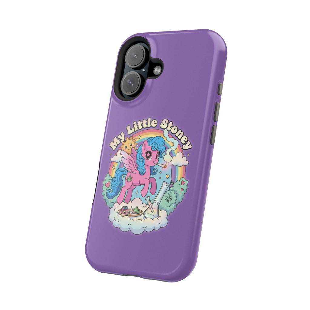 My Little Stoney Phone Case — Cute Rainbow Pony Magnetic Impact-Resistant Case for iPhone and Android
