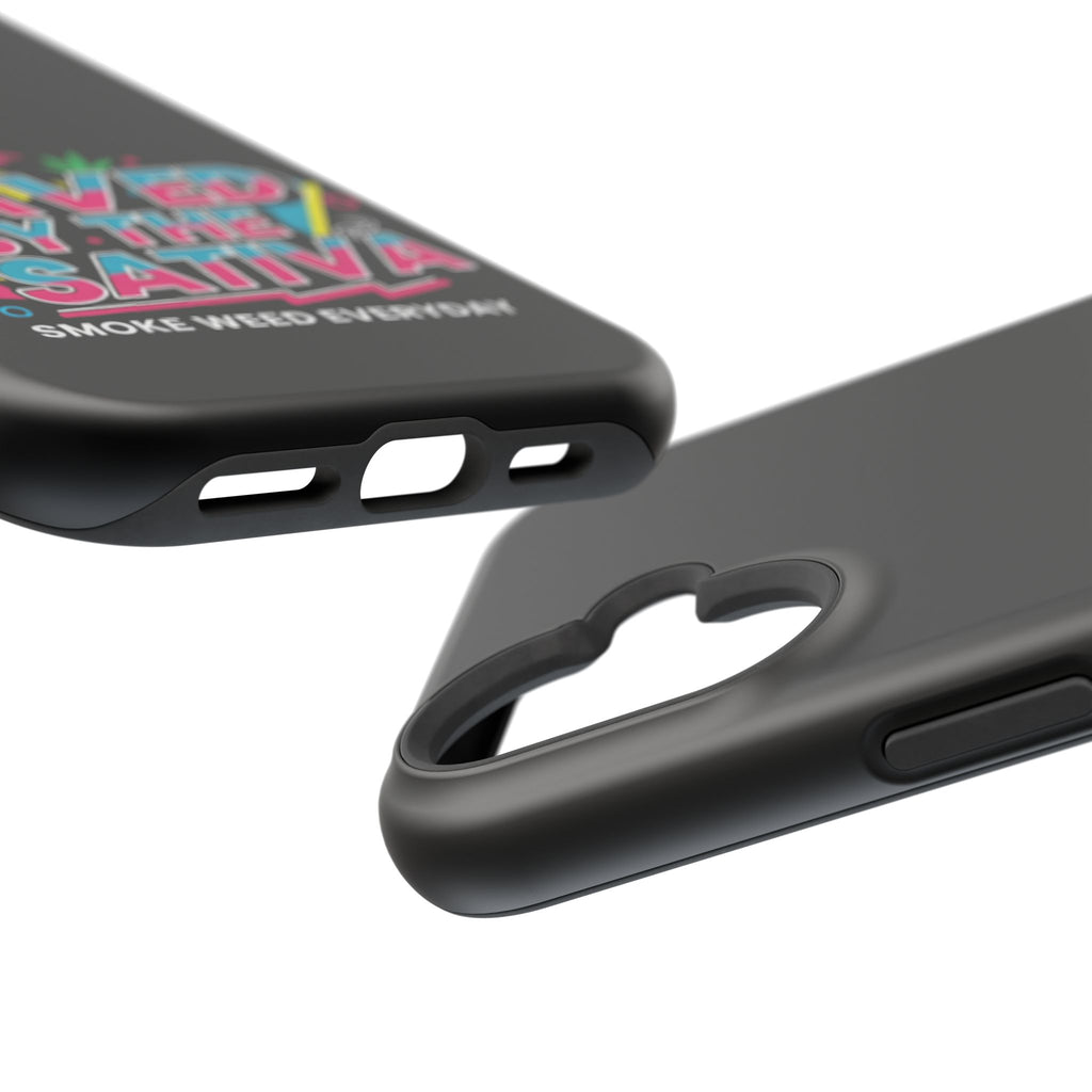 "Saved by the Sativa" Magnetic Impact-Resistant Case- Phone Case for iPhone & Android