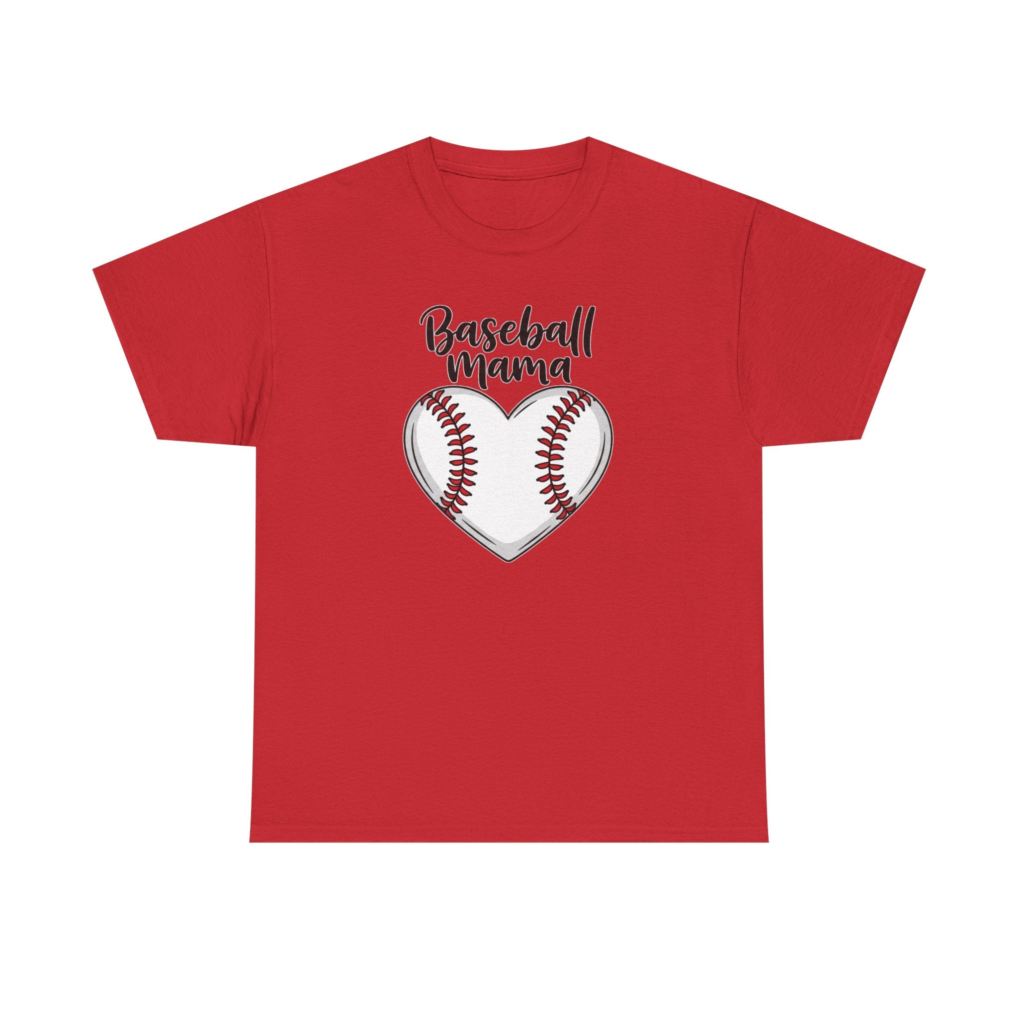 Baseball Mama heart baseball T-shirt | Mom team shirt, sports mom tee