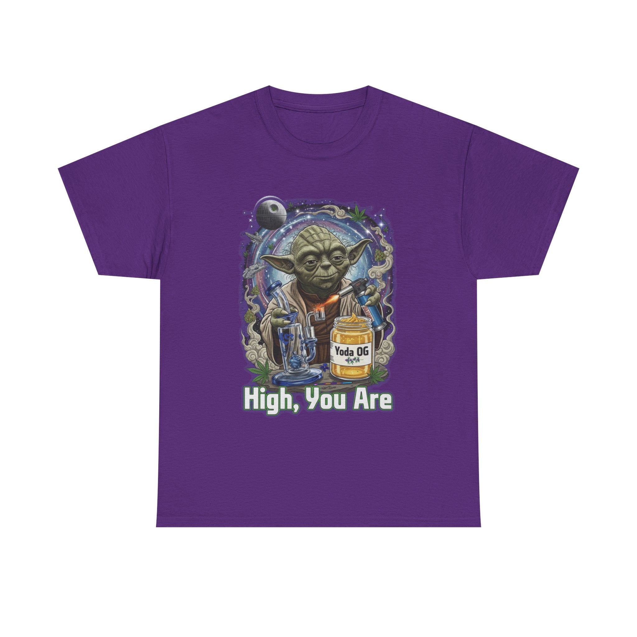 High You Are Space Wizard Tee | 420 Stoner Parody, Retro Nostalgic Graphic