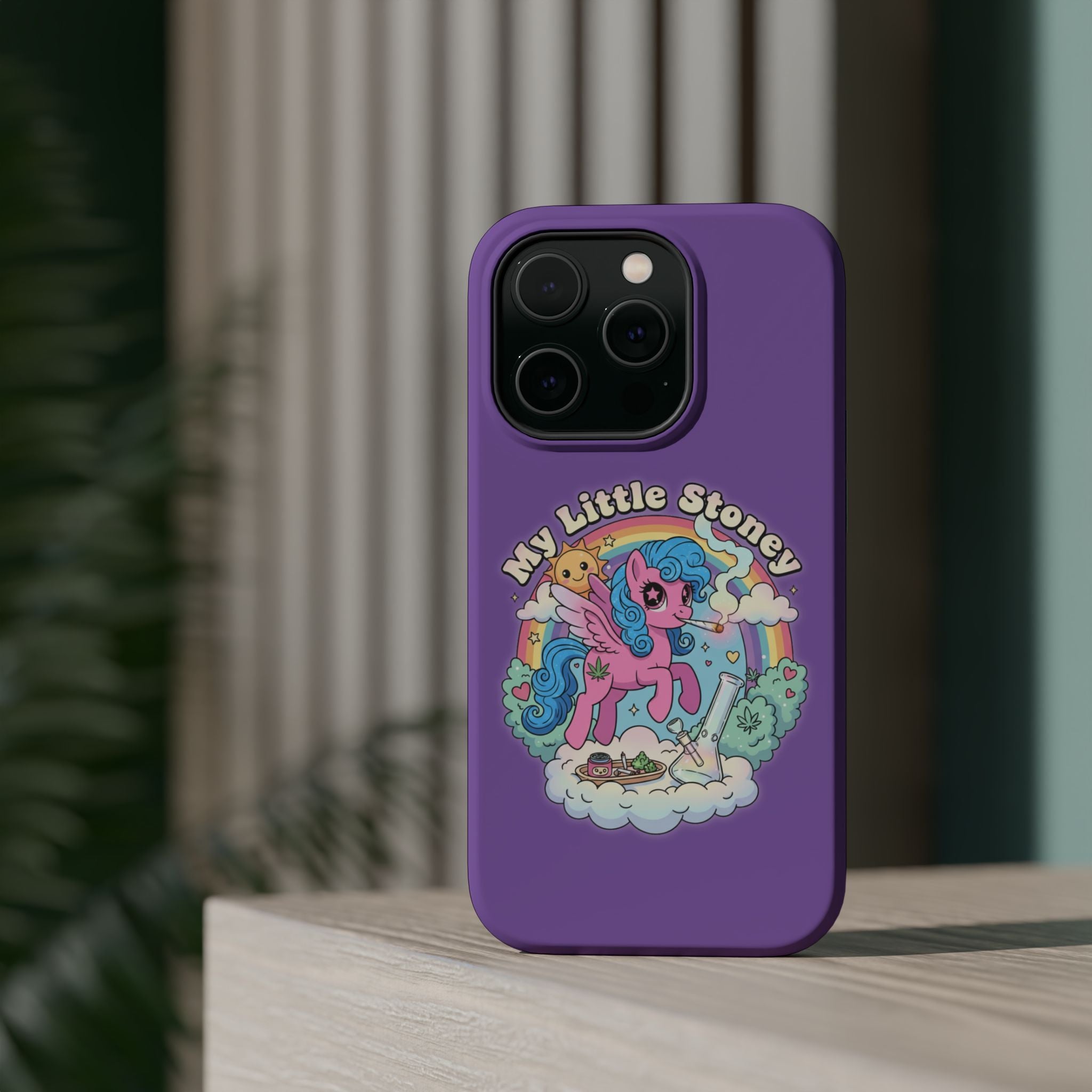 My Little Stoney Phone Case — Cute Rainbow Pony Magnetic Impact-Resistant Case for iPhone and Android