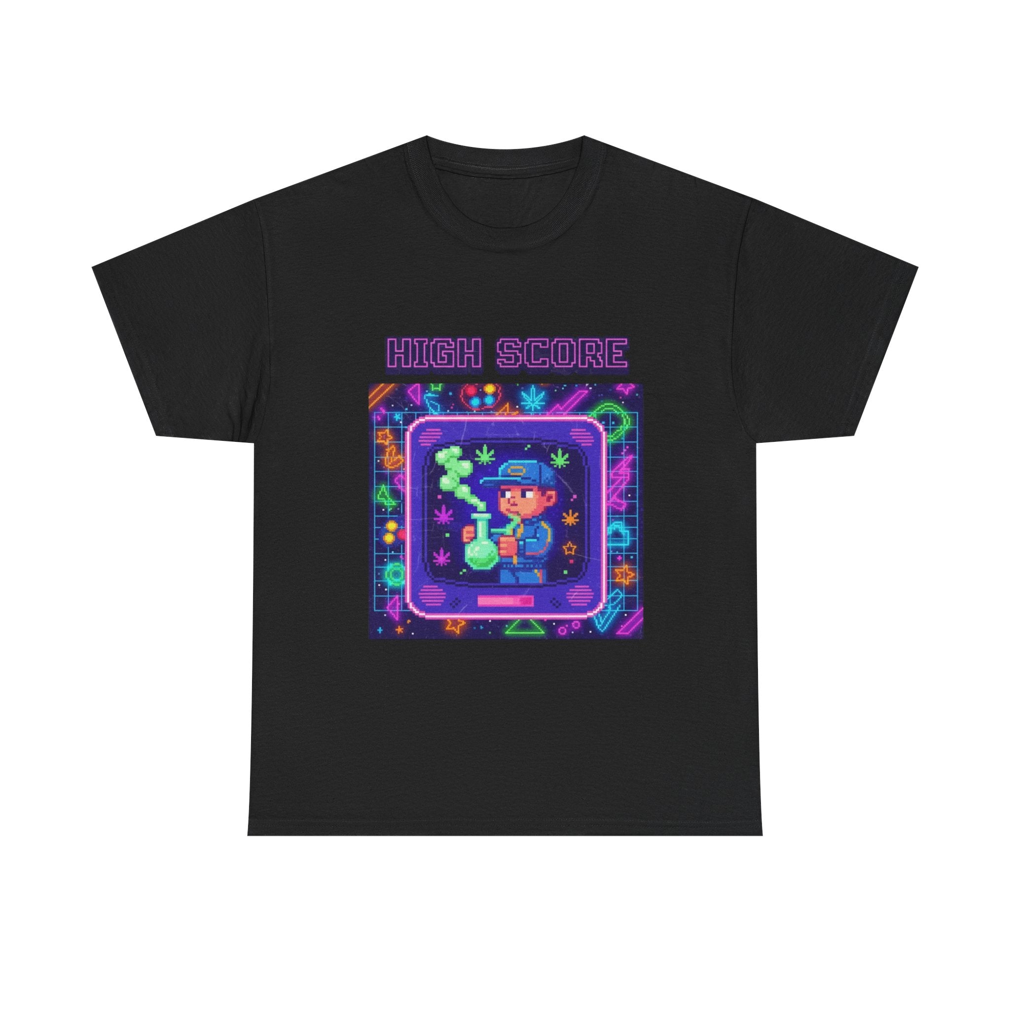 Retro Gamer Unisex Tee, High Score Tee, Video Game Shirt, Gamer Gift, Nostalgic Apparel, Fun Casual Wear