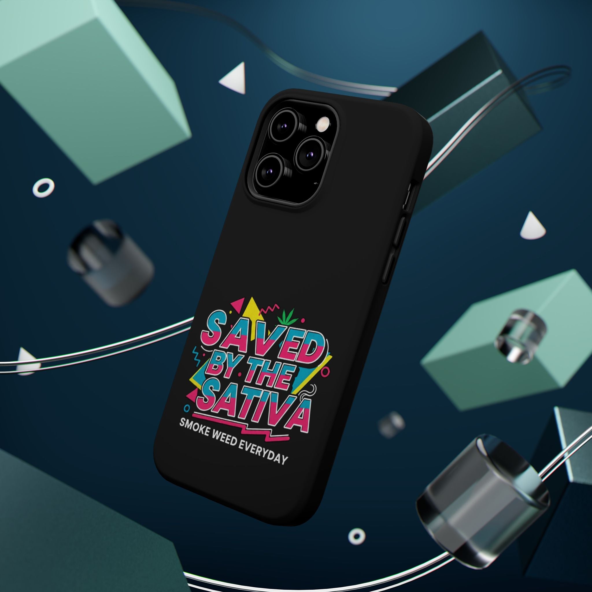 "Saved by the Sativa" Magnetic Impact-Resistant Case- Phone Case for iPhone & Android