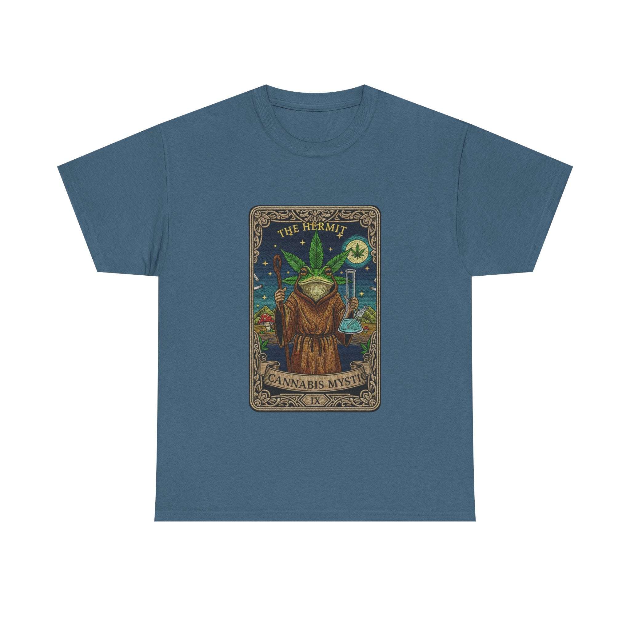420 Mystic Hermit Tarot Tee | Psychedelic Plant Art