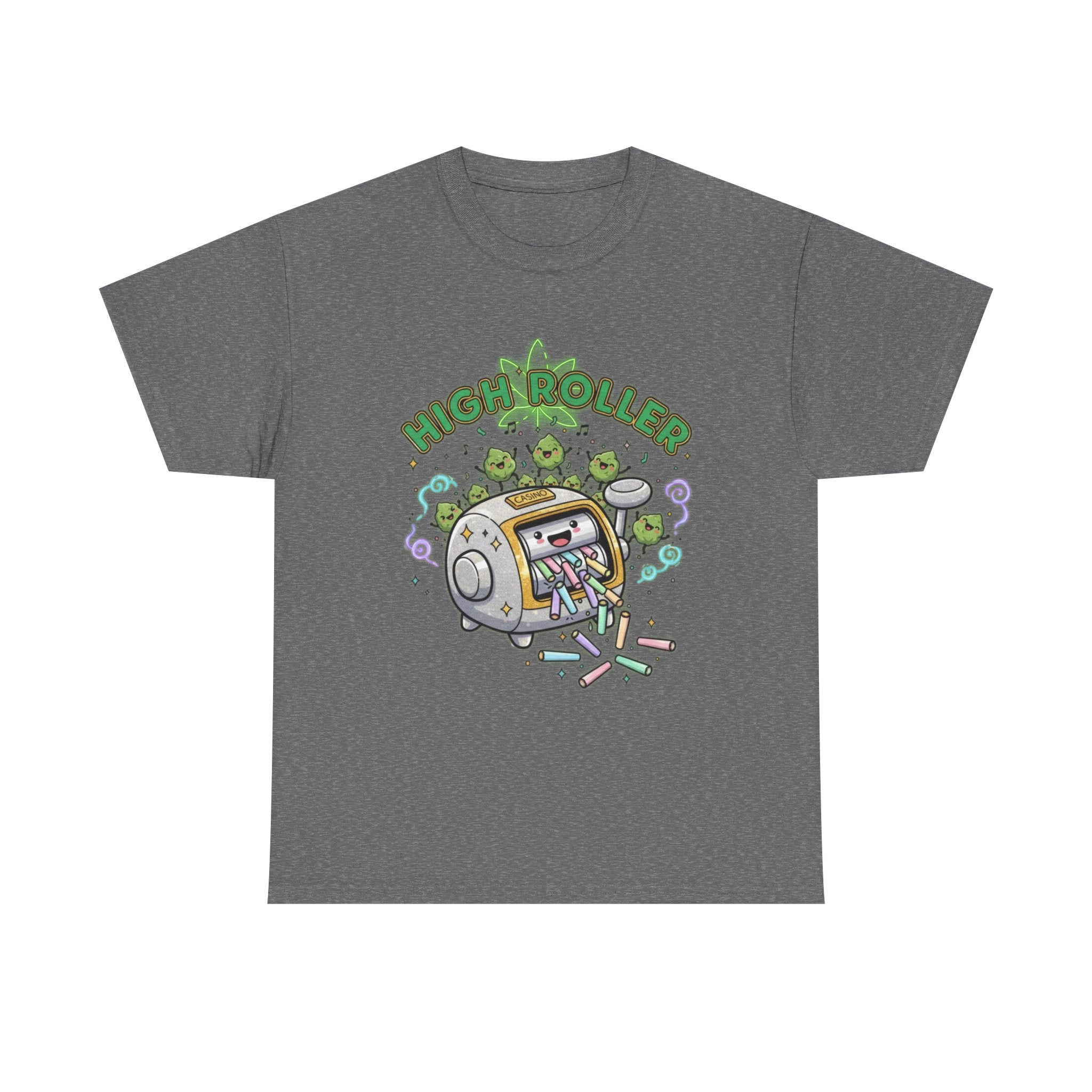 High Roller Stoner Casino Tee | Funny Gambling Humor Shirt